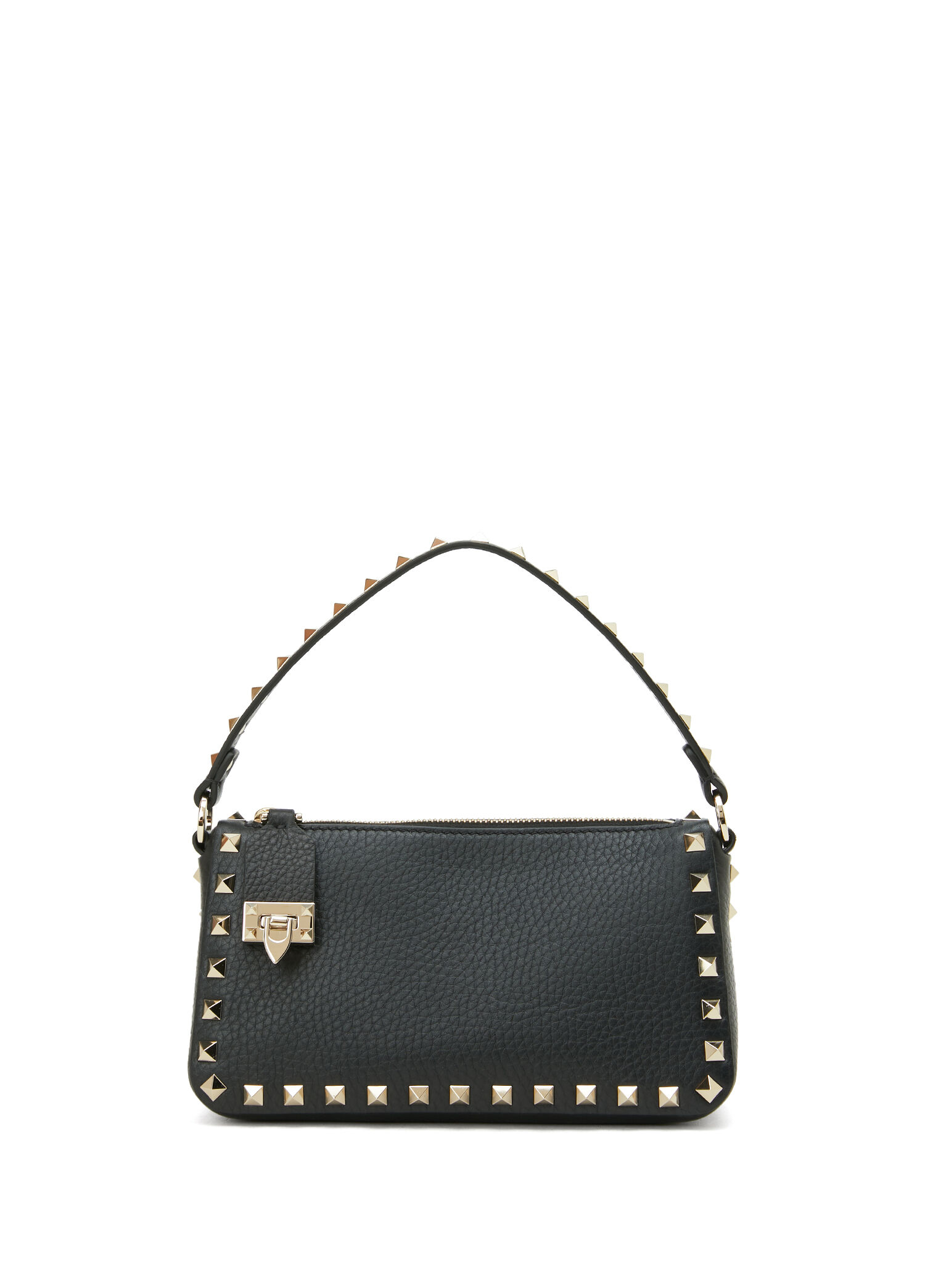 Rockstud Small Black Women's Leather Bag