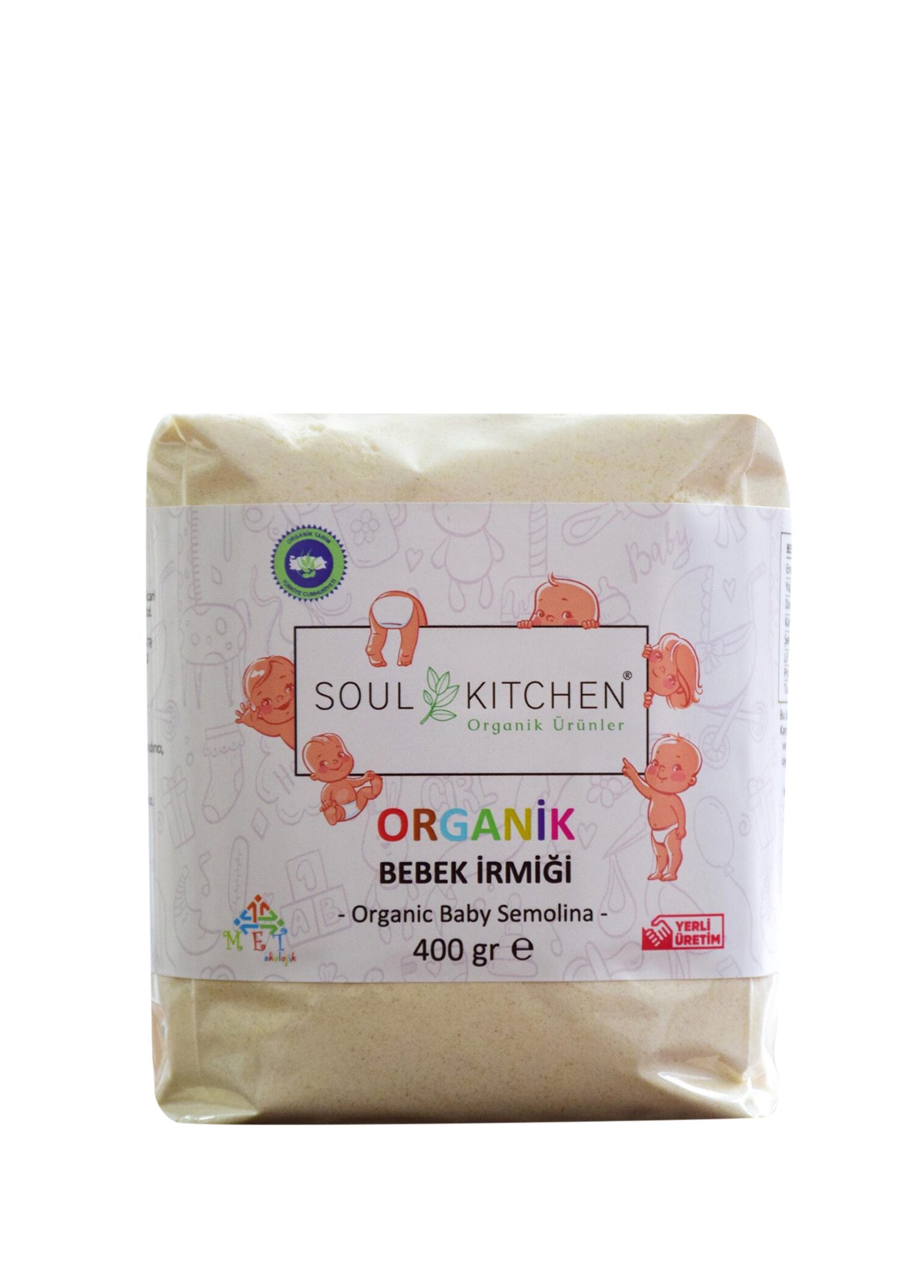 Organik Bebek İrmiği 400 gr