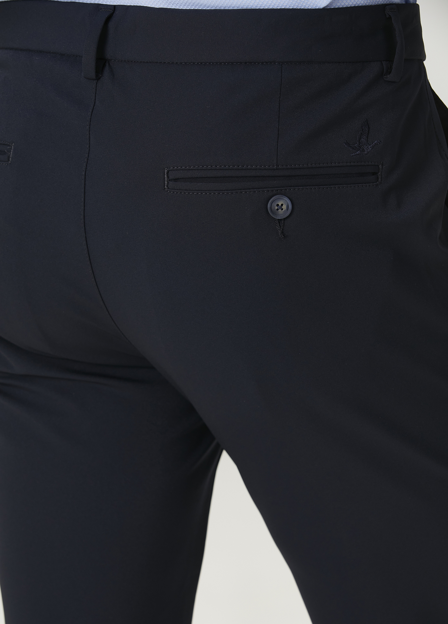 Lacivert Kordonlu Magnetic Teknik Chino Pantolon_4