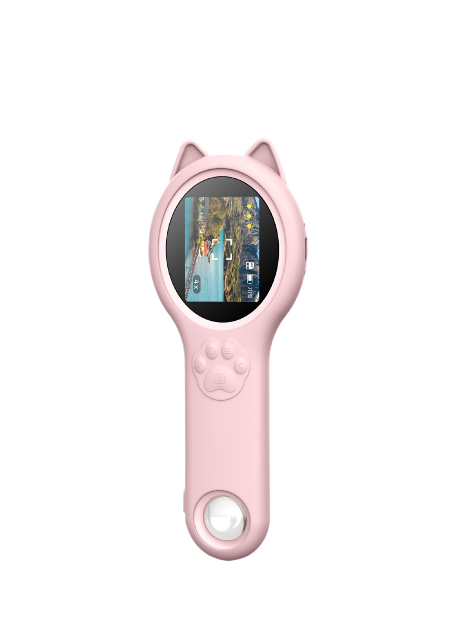 P-KE5 Pembe Mini Çocuk Cep Mikroskobu
