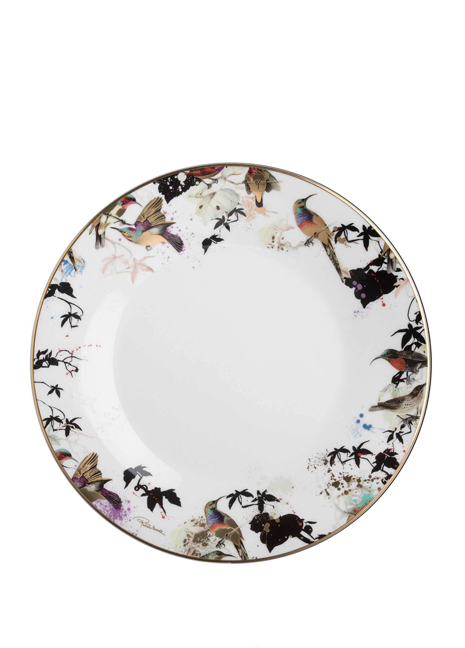 Garden's Birds Kuş Desenli Porselen Yemek Tabağı 27 cm
