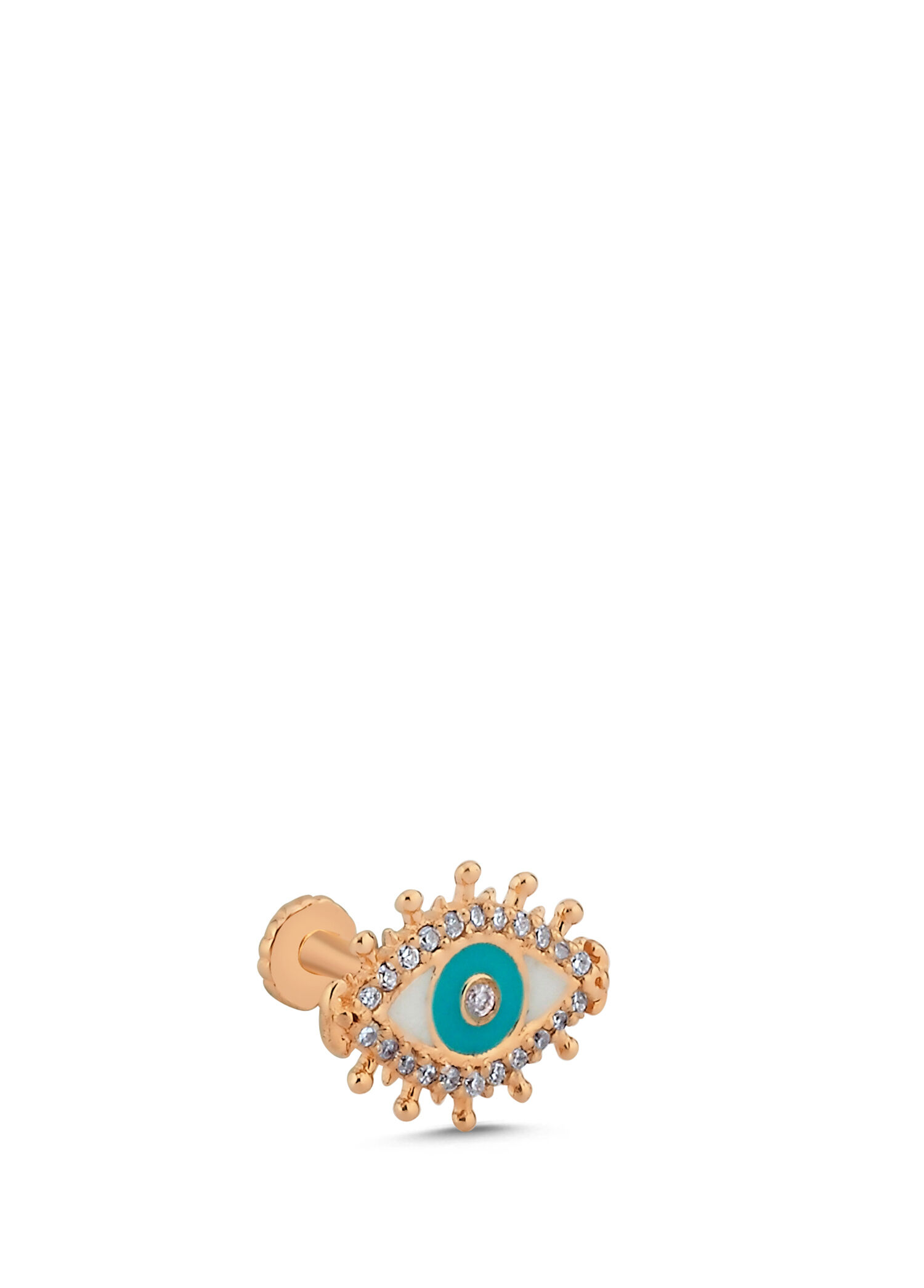 Pırlantalı Kadın Altın Piercing