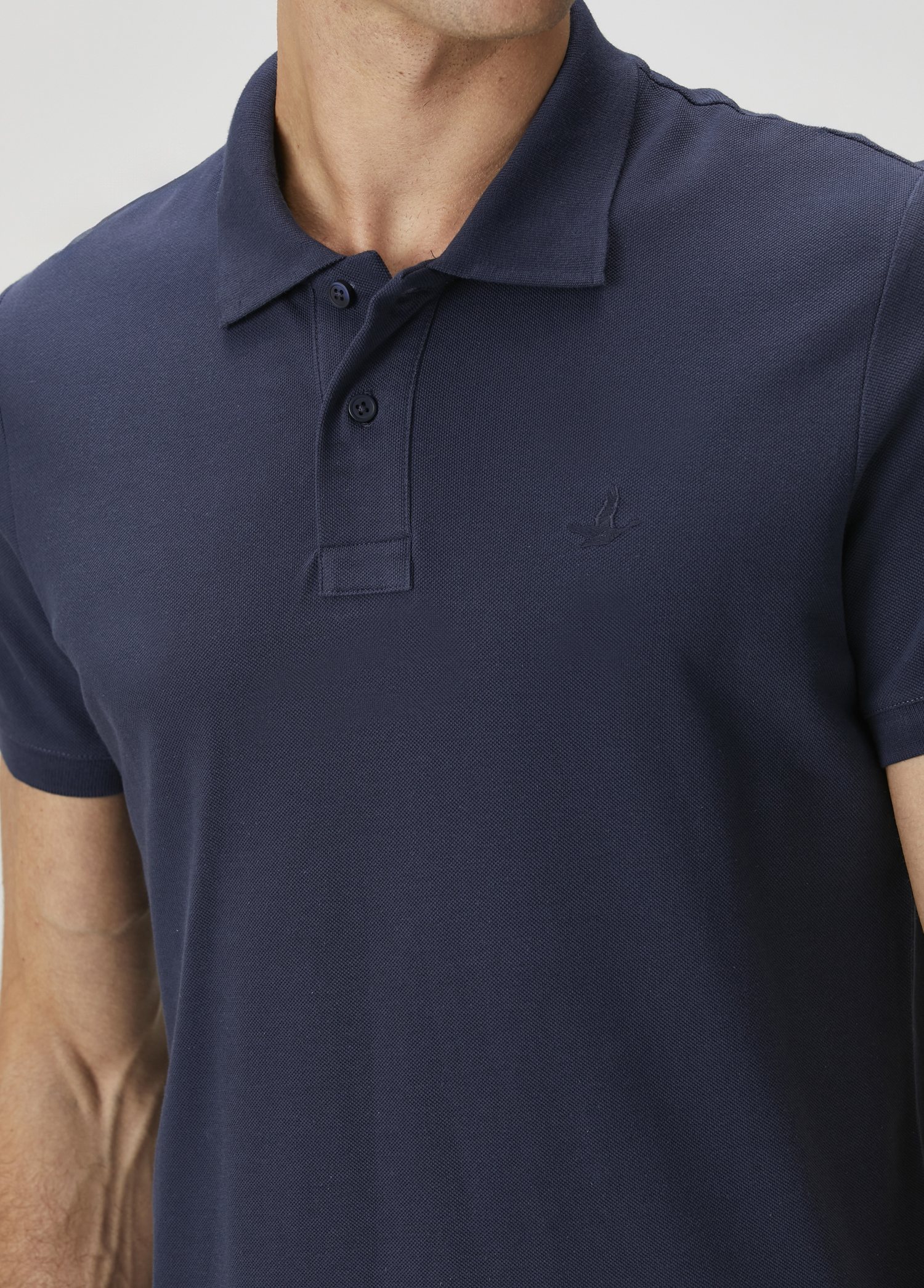 Lacivert Polo Yaka T-shirt_4