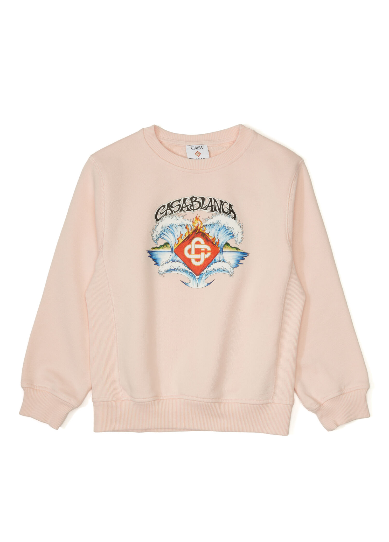 Pembe Kız Çocuk Organik Pamuk Sweatshirt