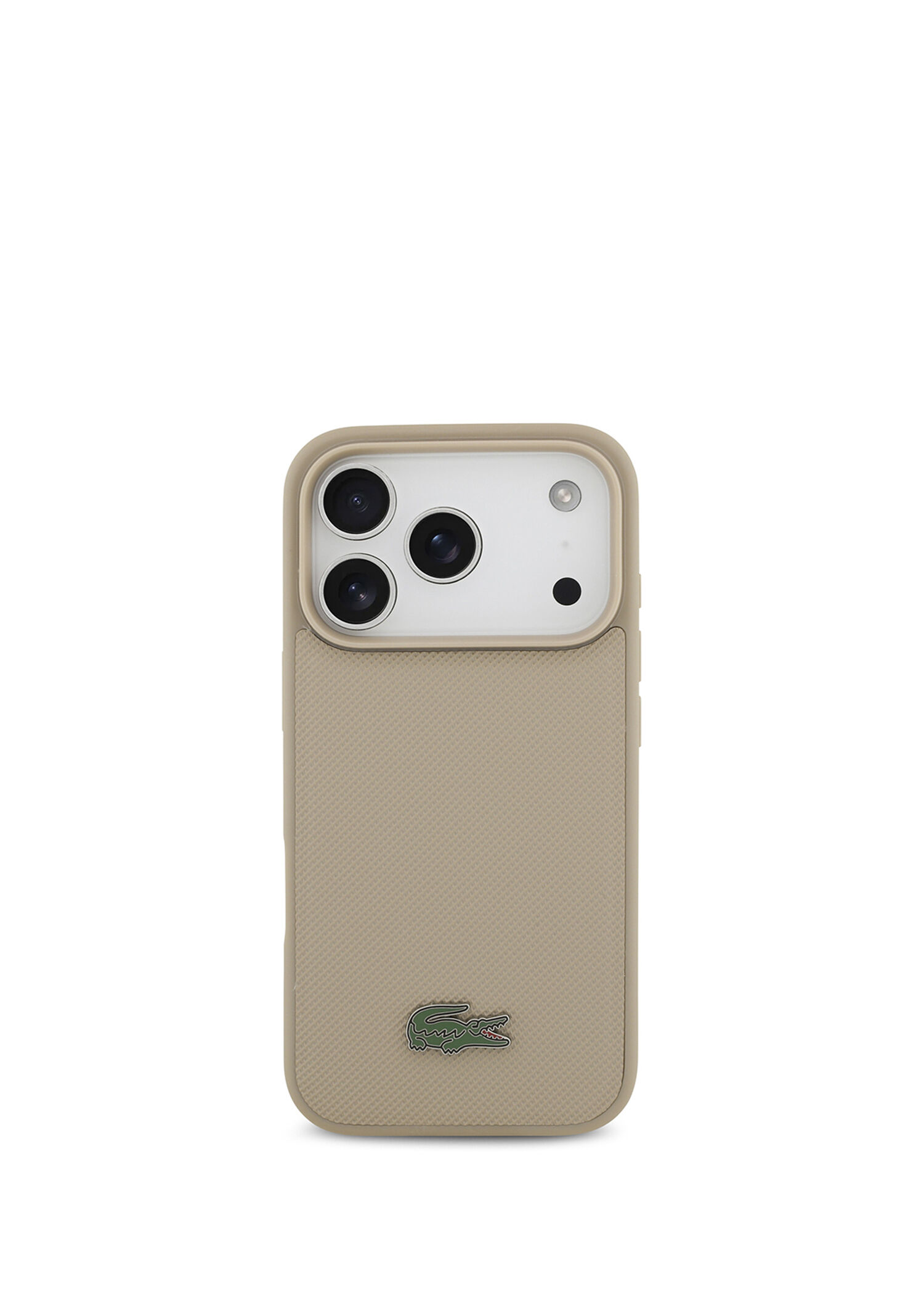 iPhone 17 Pro Pike Desenli Metal Logolu Kartlıklı Magsafe Uyumlu Telefon Kılıfı