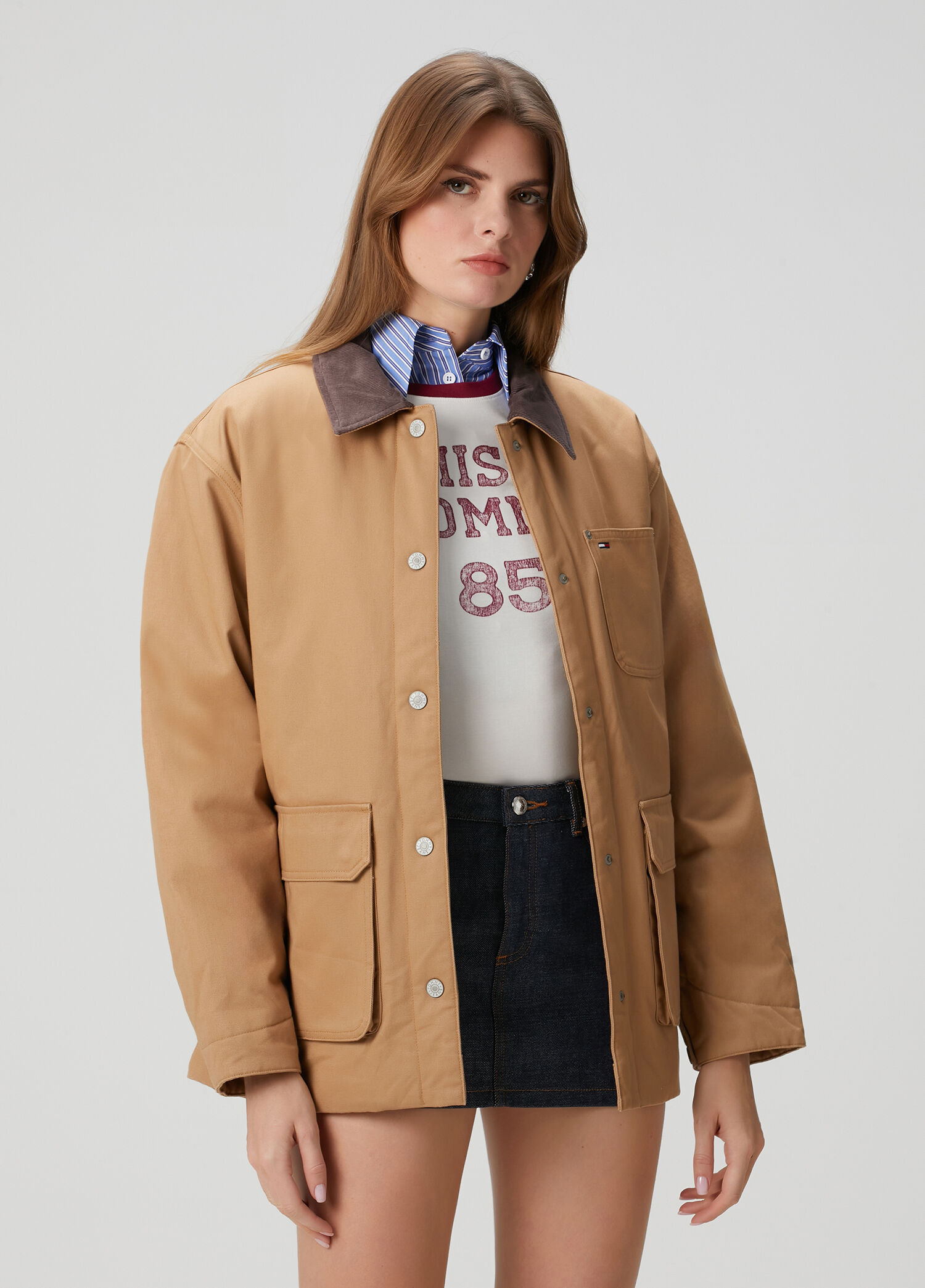 Kahverengi Twill Ceket