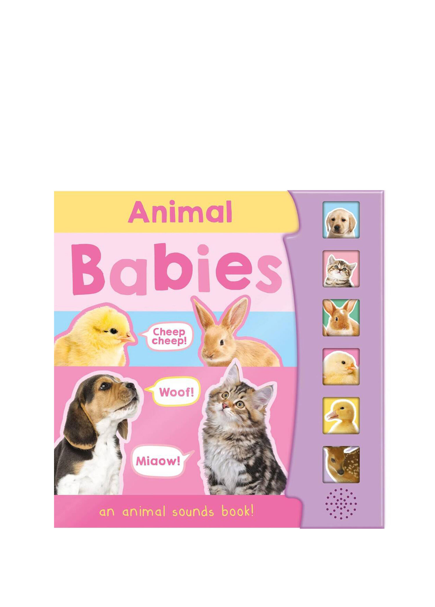 Baby Animals 6 Button Sound Book Yabancı Dil Sesli Çocuk Kitabı