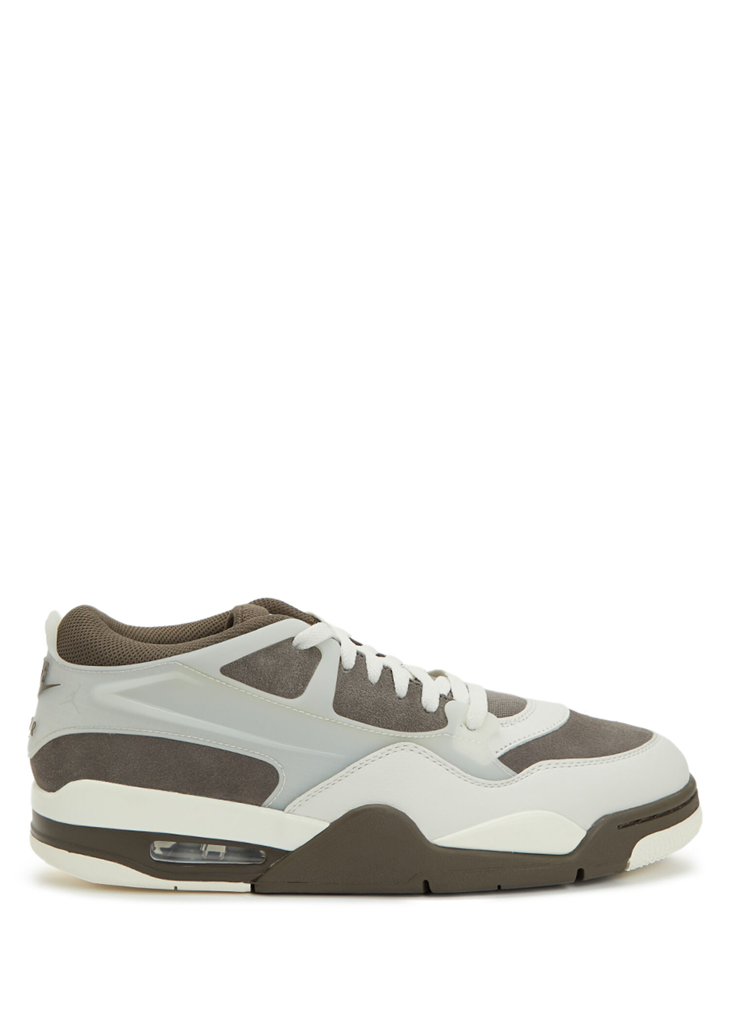 Nike - Air Jordan 4 RM Siyah Gri Erkek Deri Sneaker - Siyah-Gri