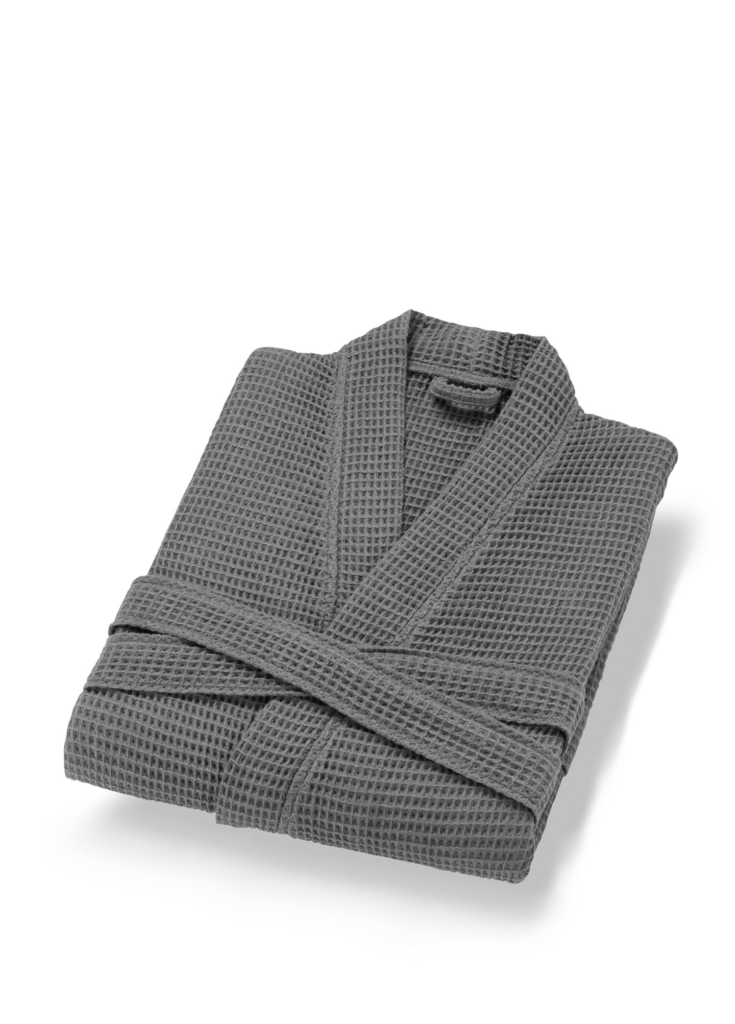 Mia Aerocotton® Waffle Dark Gray Pamuklu Unisex Bornoz