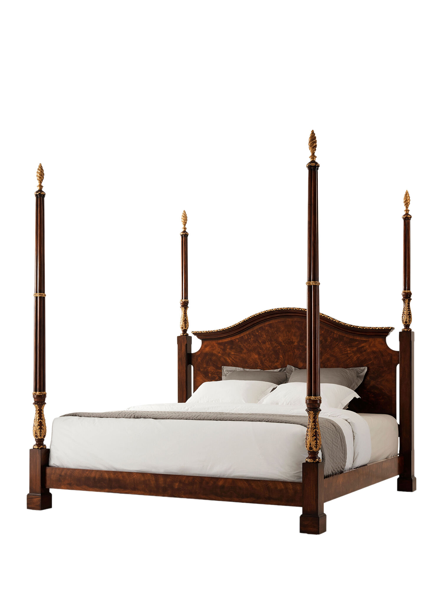 Althorp Indian Silk Kahverengi Karyola