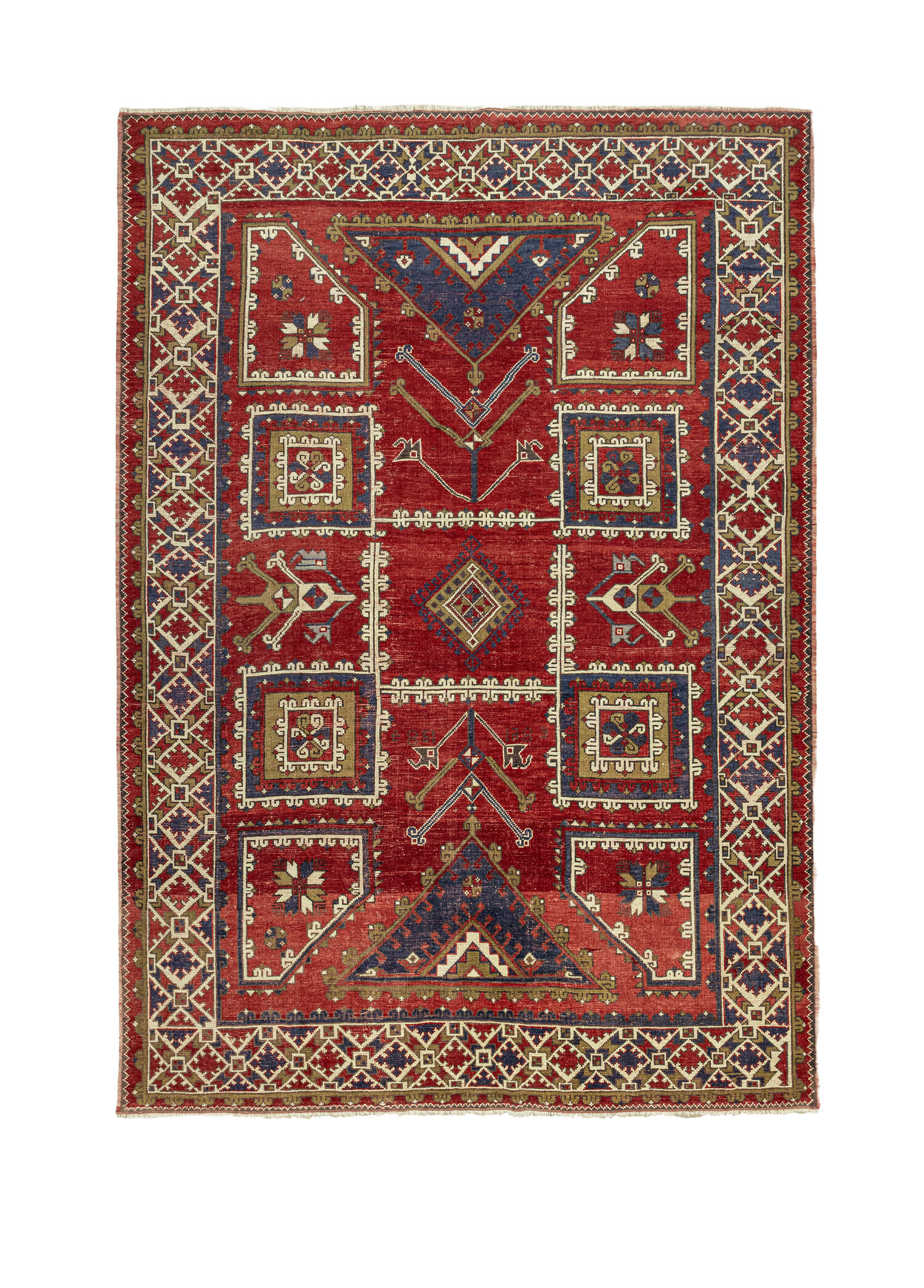 Cilo El Dokuma Kırmızı Halı 219 x 350 cm