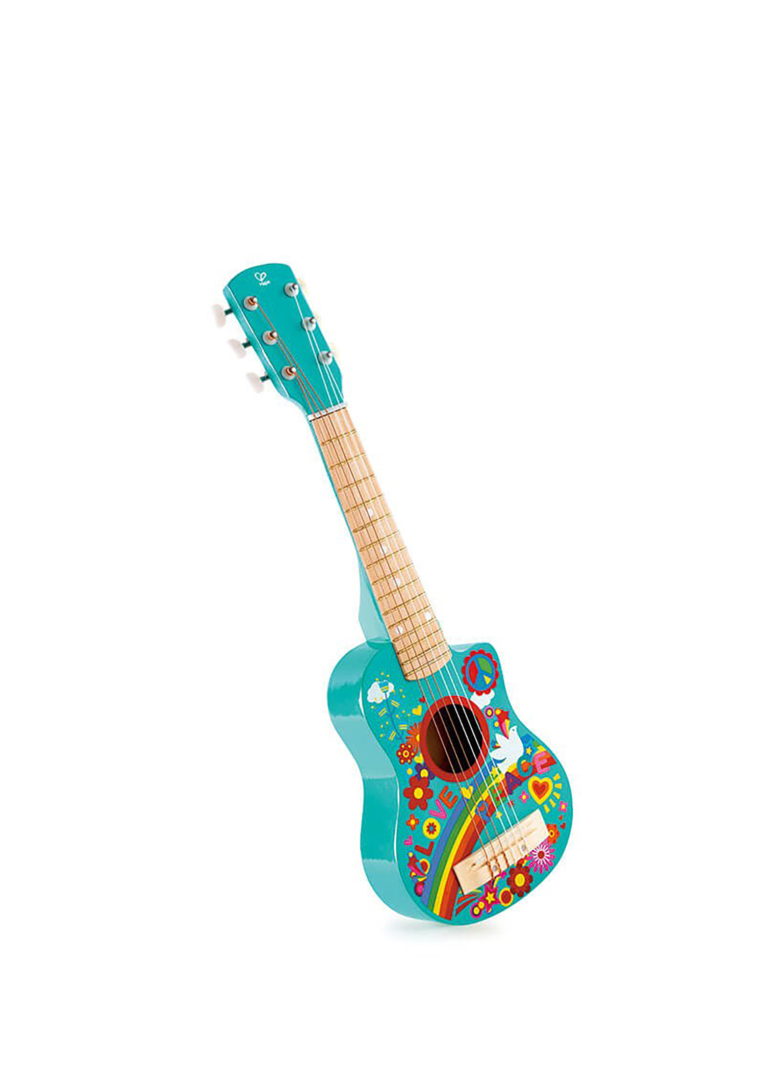 Flower Power Çok Renkli Oyuncak Gitar