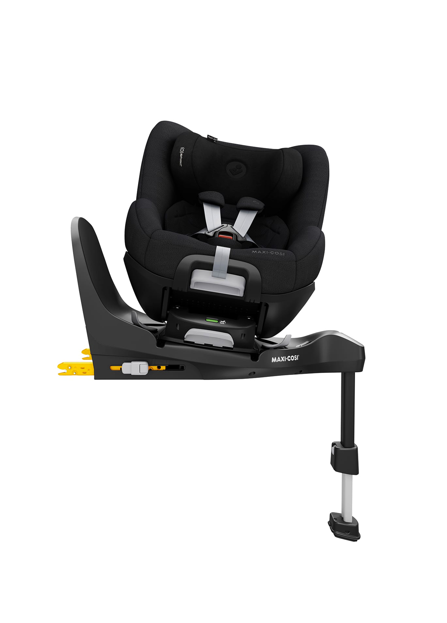 Pebble ve Pearl İsofix'li 360° Dönebilen 0-18 Kg Bazalı Black Ana Kucağı & Oto Koltuğu