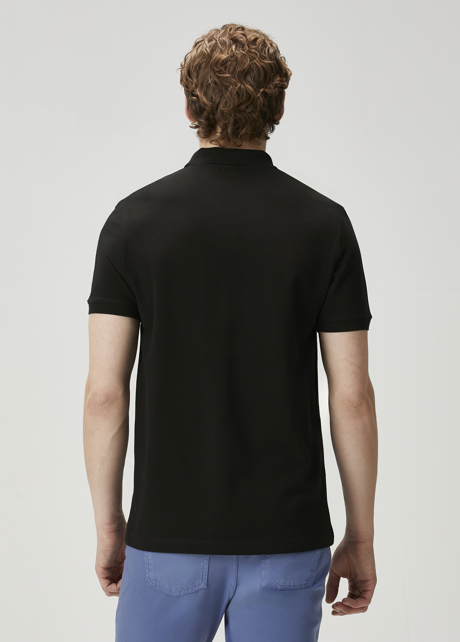 Siyah Polo t-shirt_3