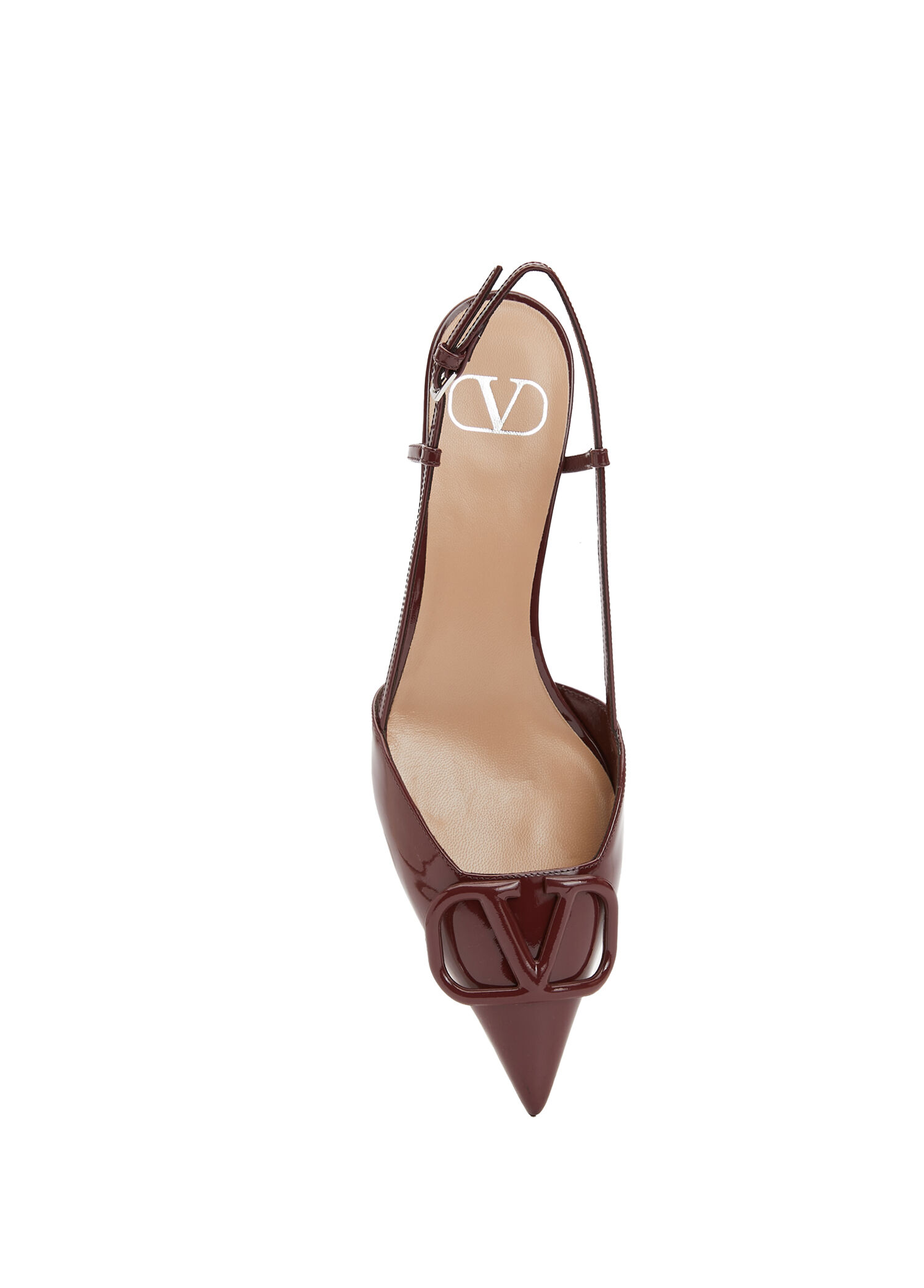 VALENTINO ピンヒール Valentino Garavani Bordo Kadın Bordo Deri Topuklu Ayakkabı 1731928