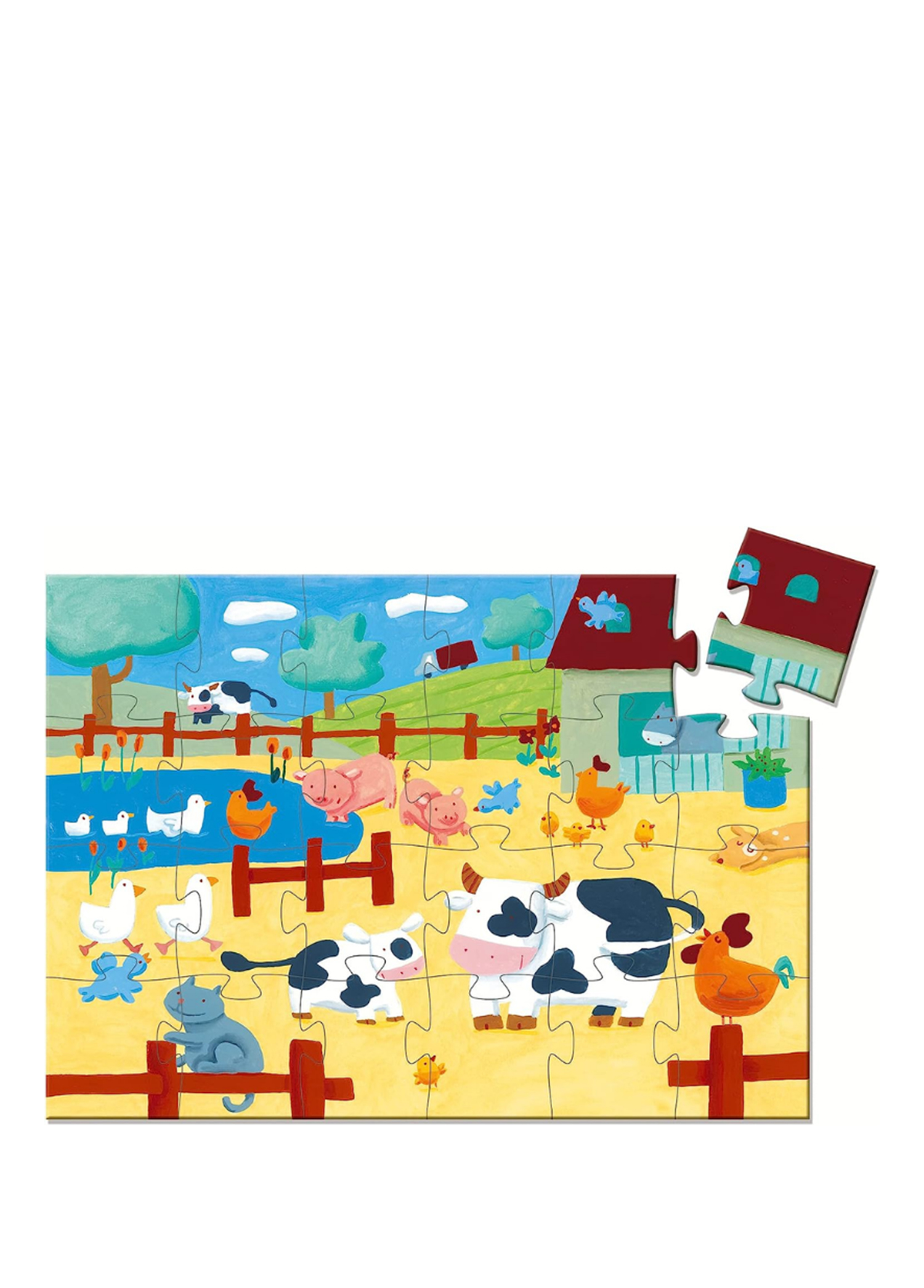 The Cows On The Farm 24 Parça Dekoratif Puzzle