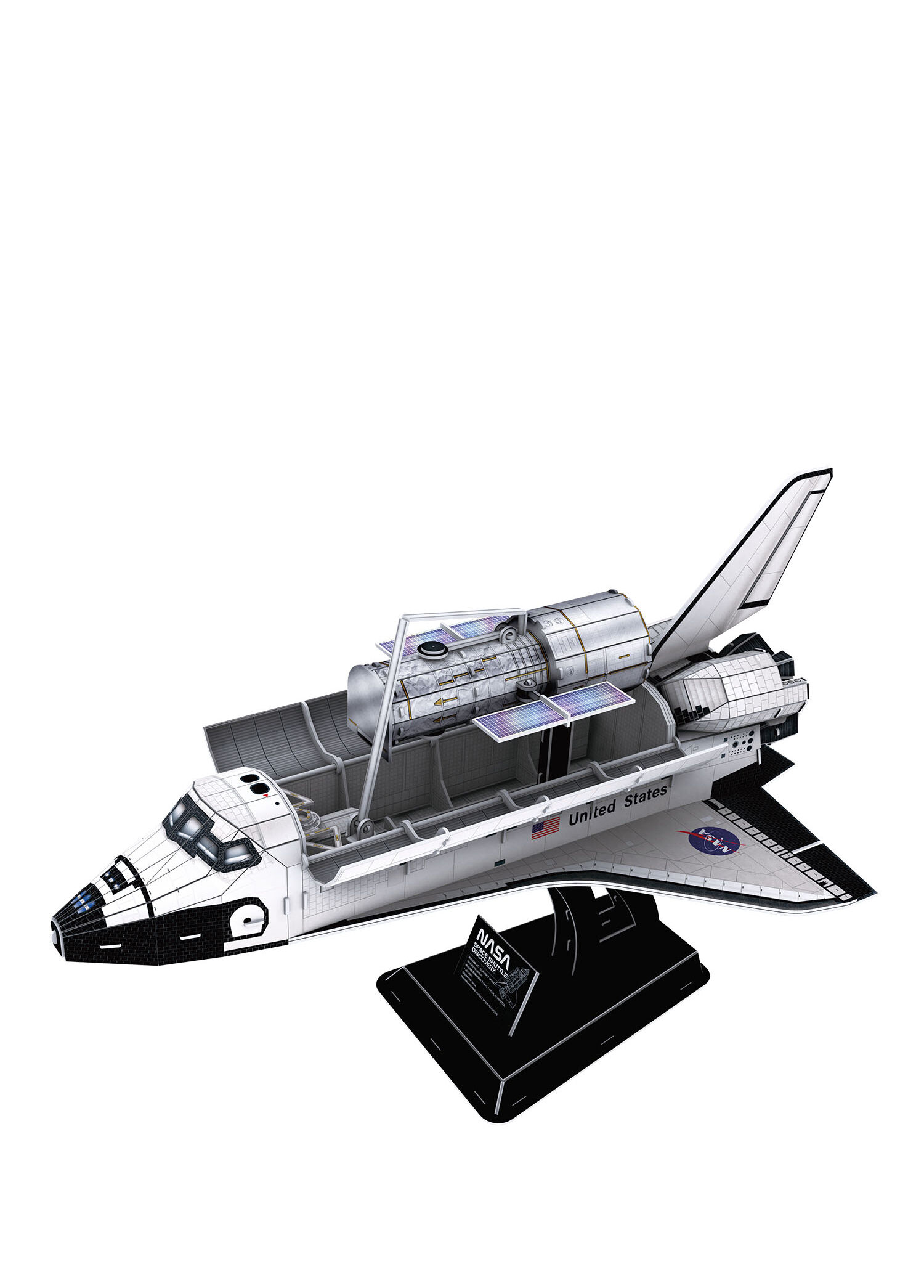Cubic Fun - Nasa Discovery Uzay Mekiği 126 Parça Çocuk 3D Puzzle