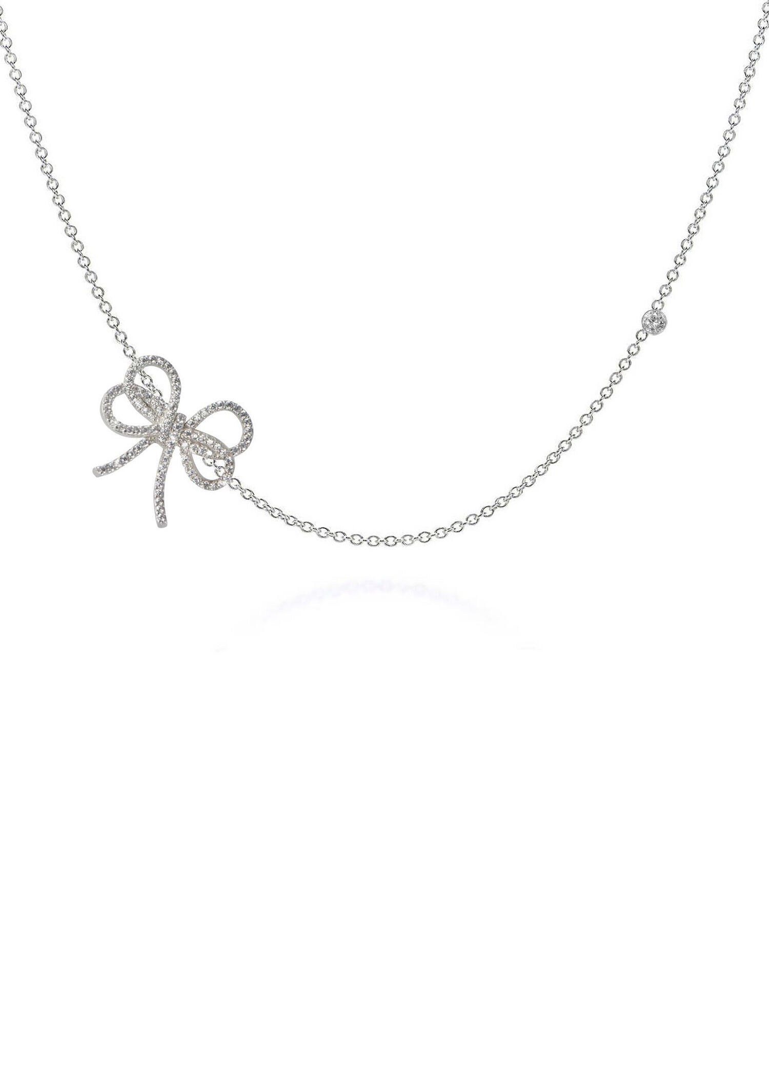 Silver Ribbon Zirkon Taşlı Kadın Kolye