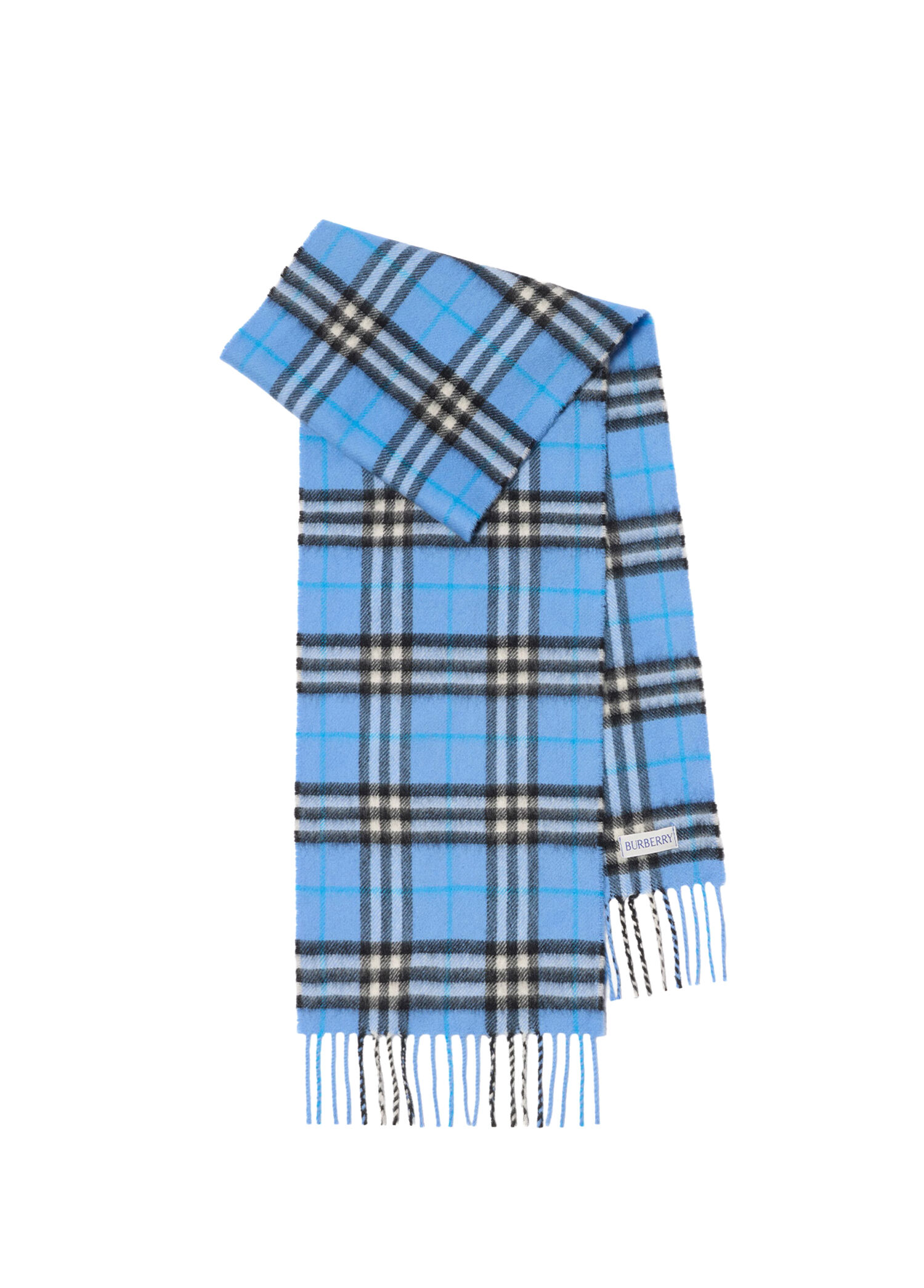 Check Cash Mavi Unisex Çocuk Atkı
