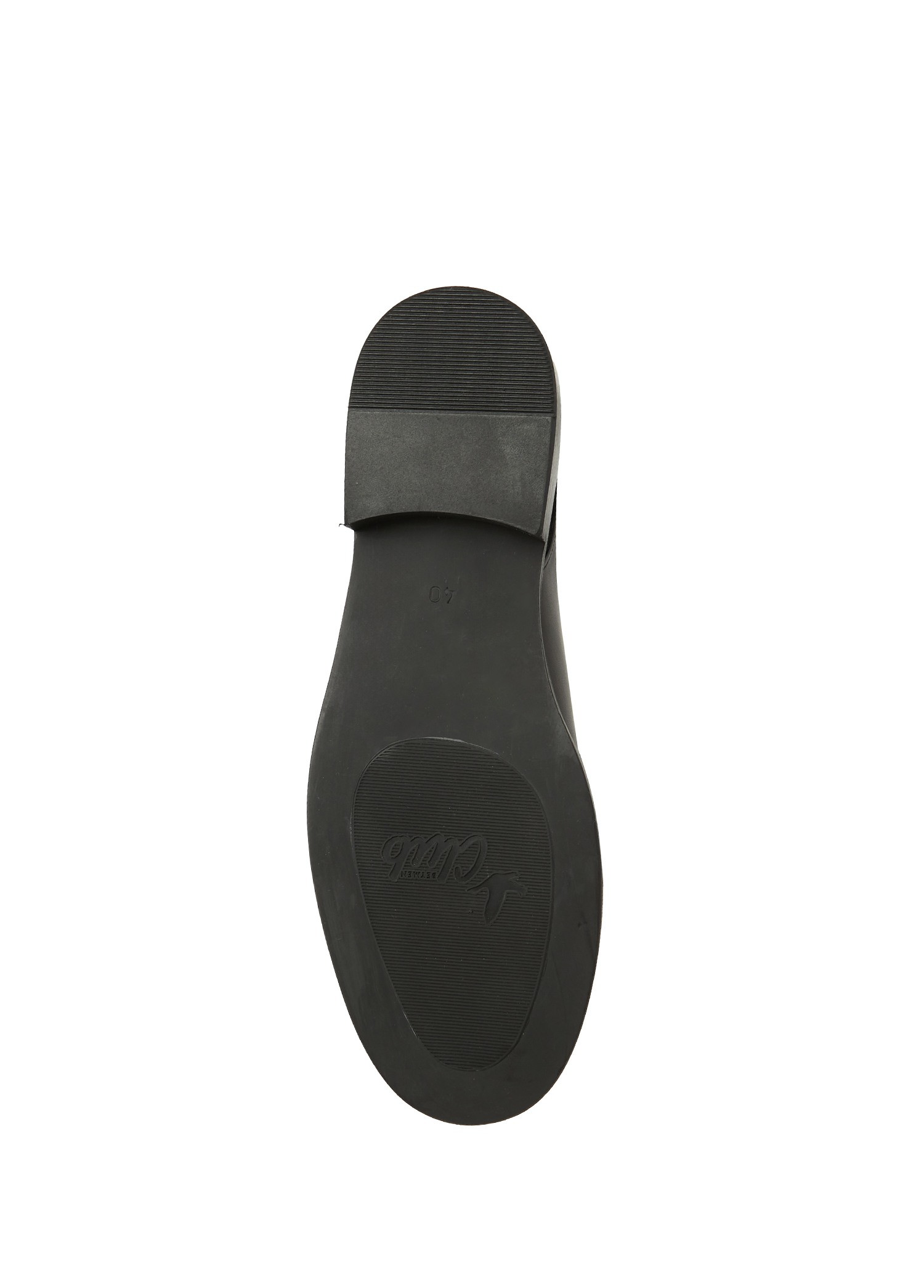Siyah Kadın Deri Slingback Loafer_4