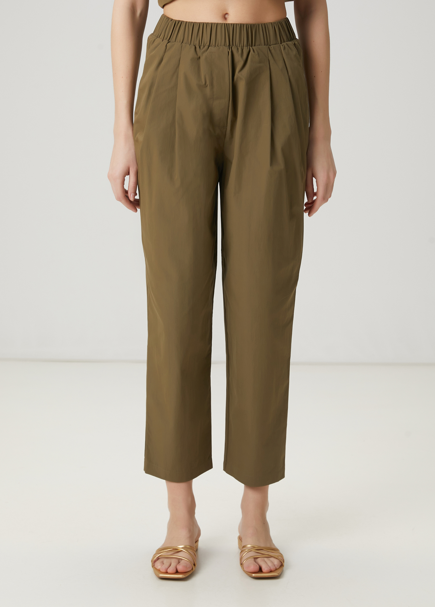Haki Poplin Pantolon_1