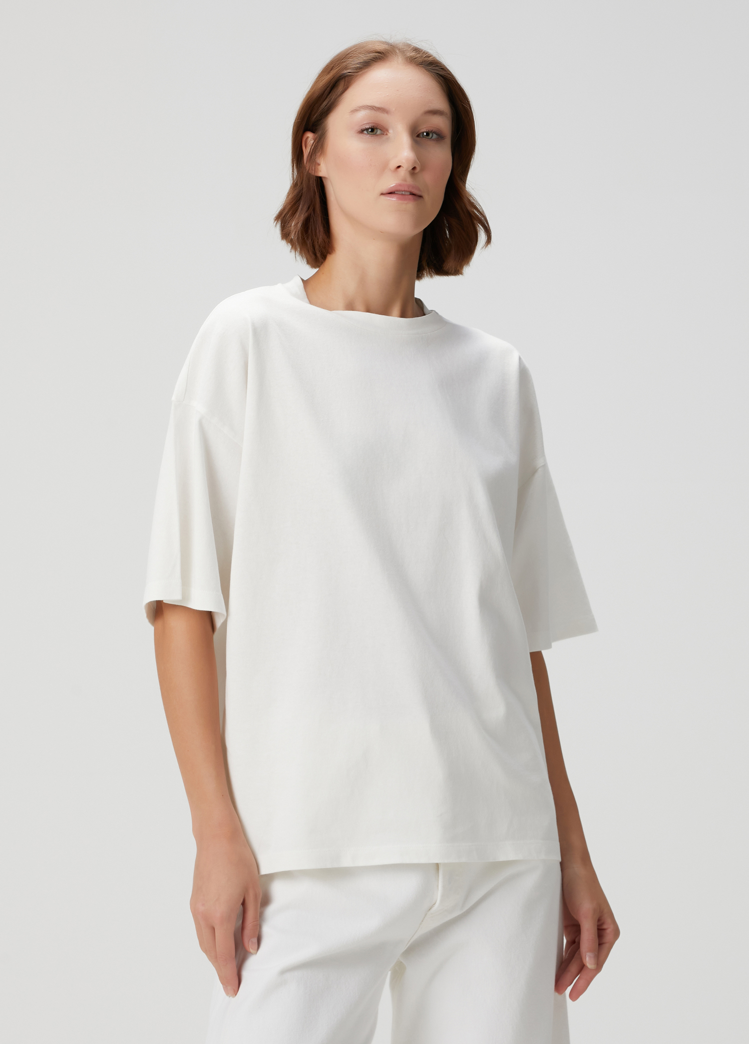 Oversize Beyaz T-shirt