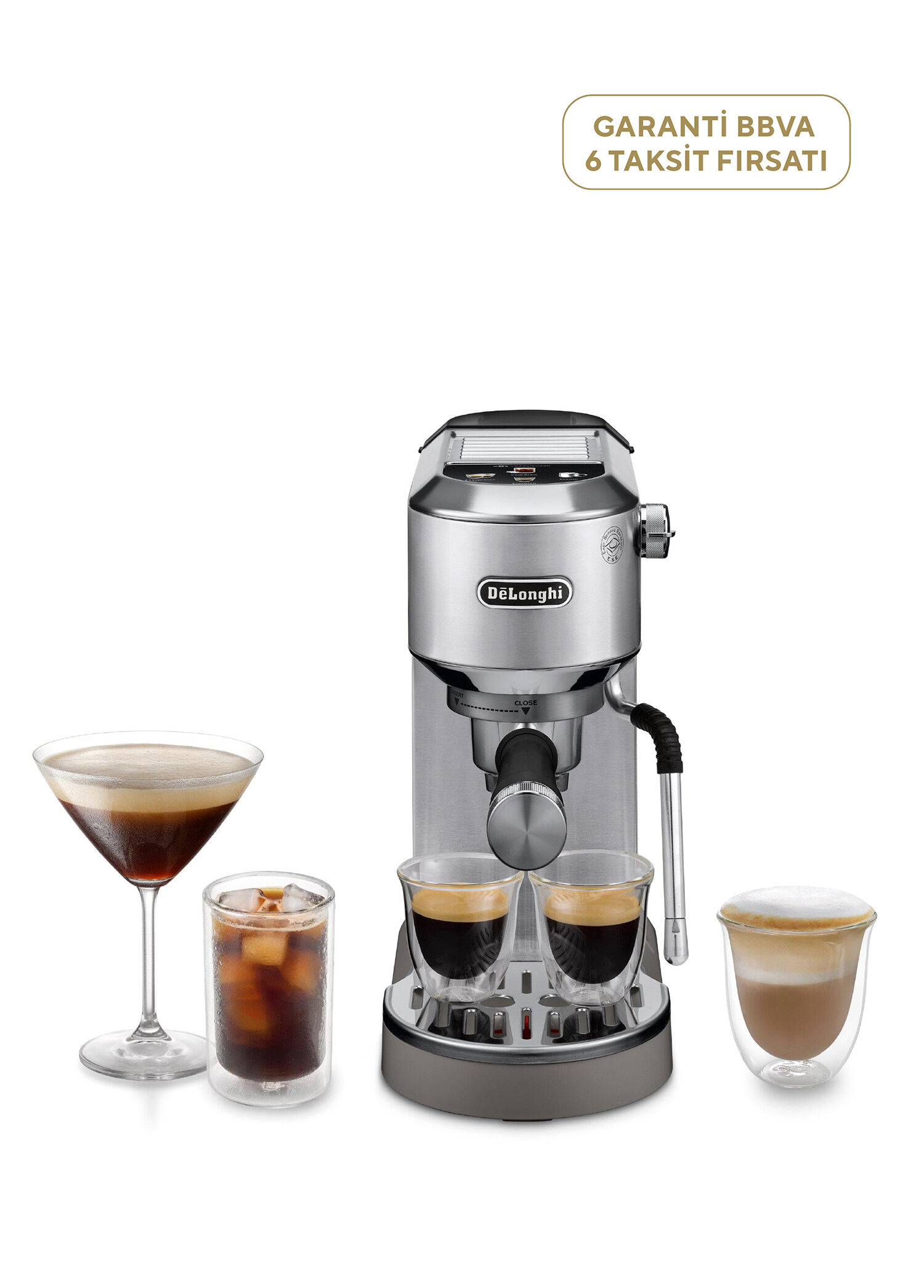 Dedica Duo Manuel Espresso Kahve Makinesi EC890.M