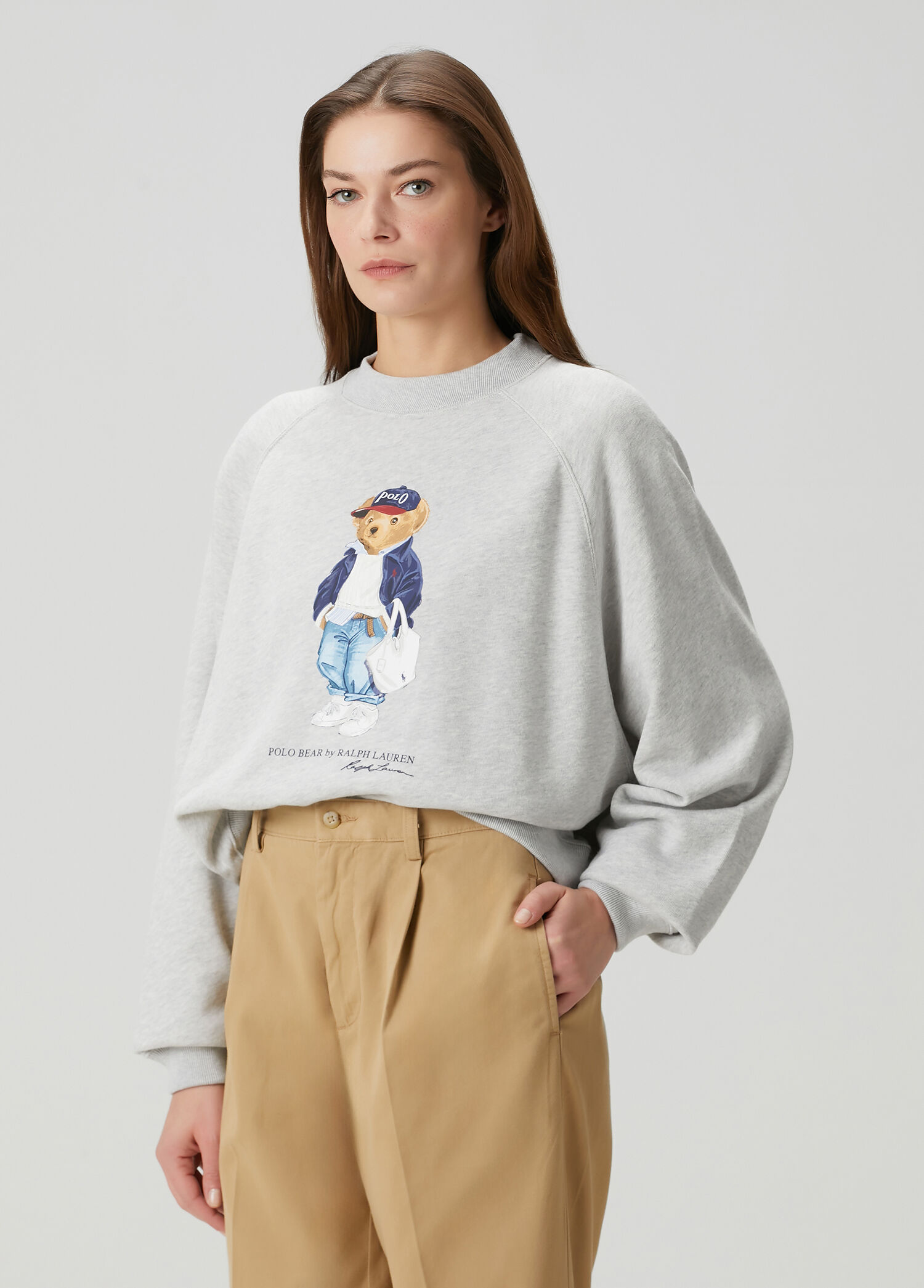 Polo Ralph Lauren Gri Kadın Polo Bear Gri Sweatshirt 1937155 | Beymen