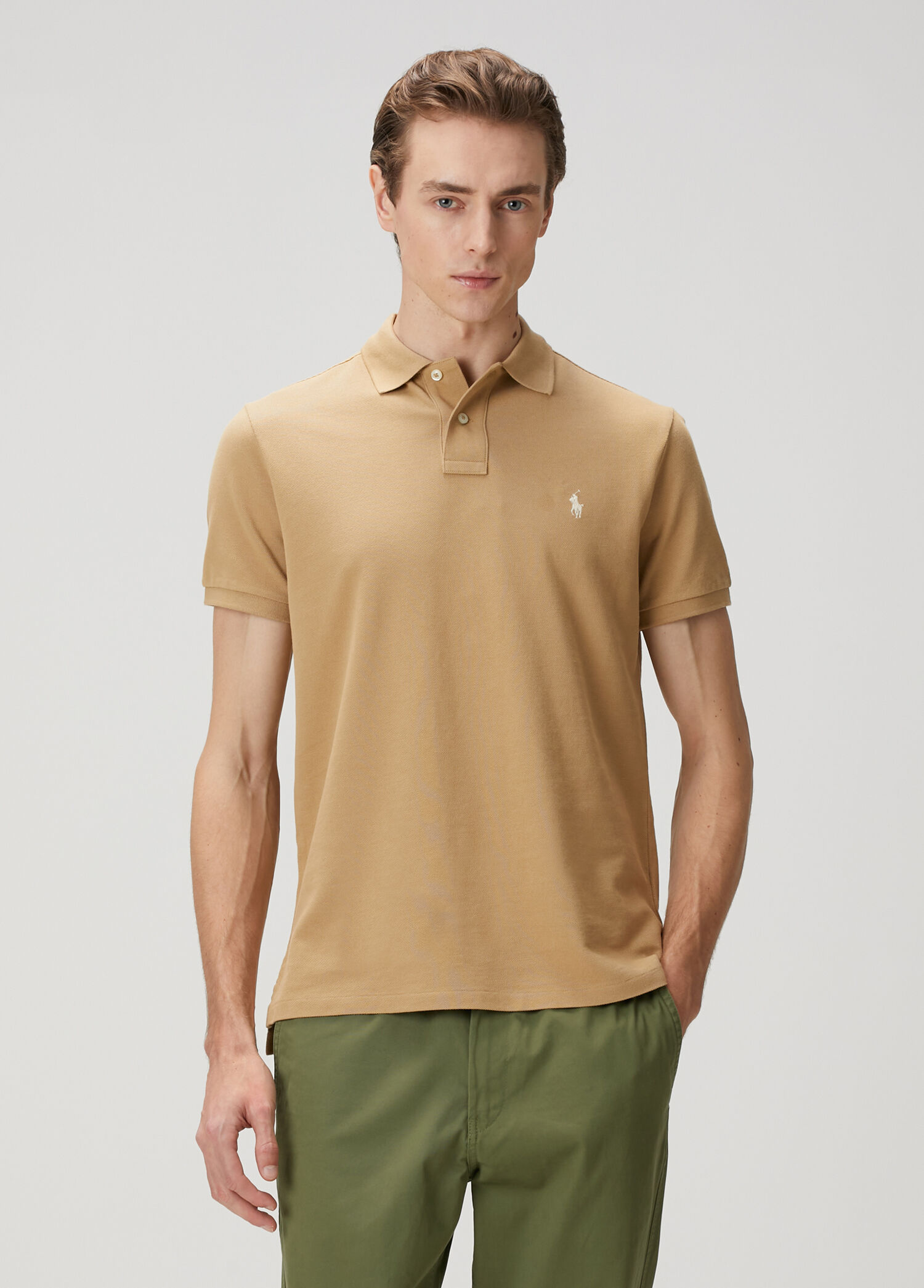 Polo Ralph Lauren Bej Erkek Bej Polo Yaka T-shirt 1626381 | Beymen