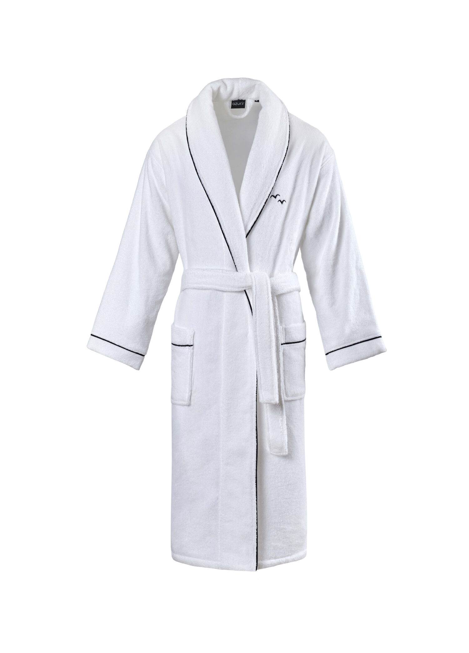 Vera Beyaz Pamuklu Unisex Bornoz