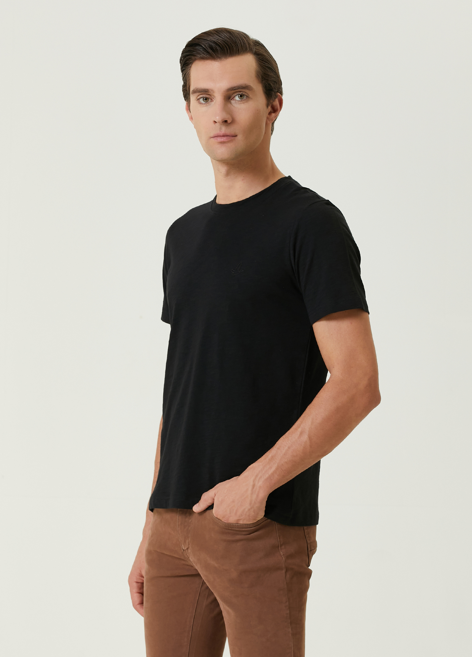 Siyah Flamlı T-shirt_3