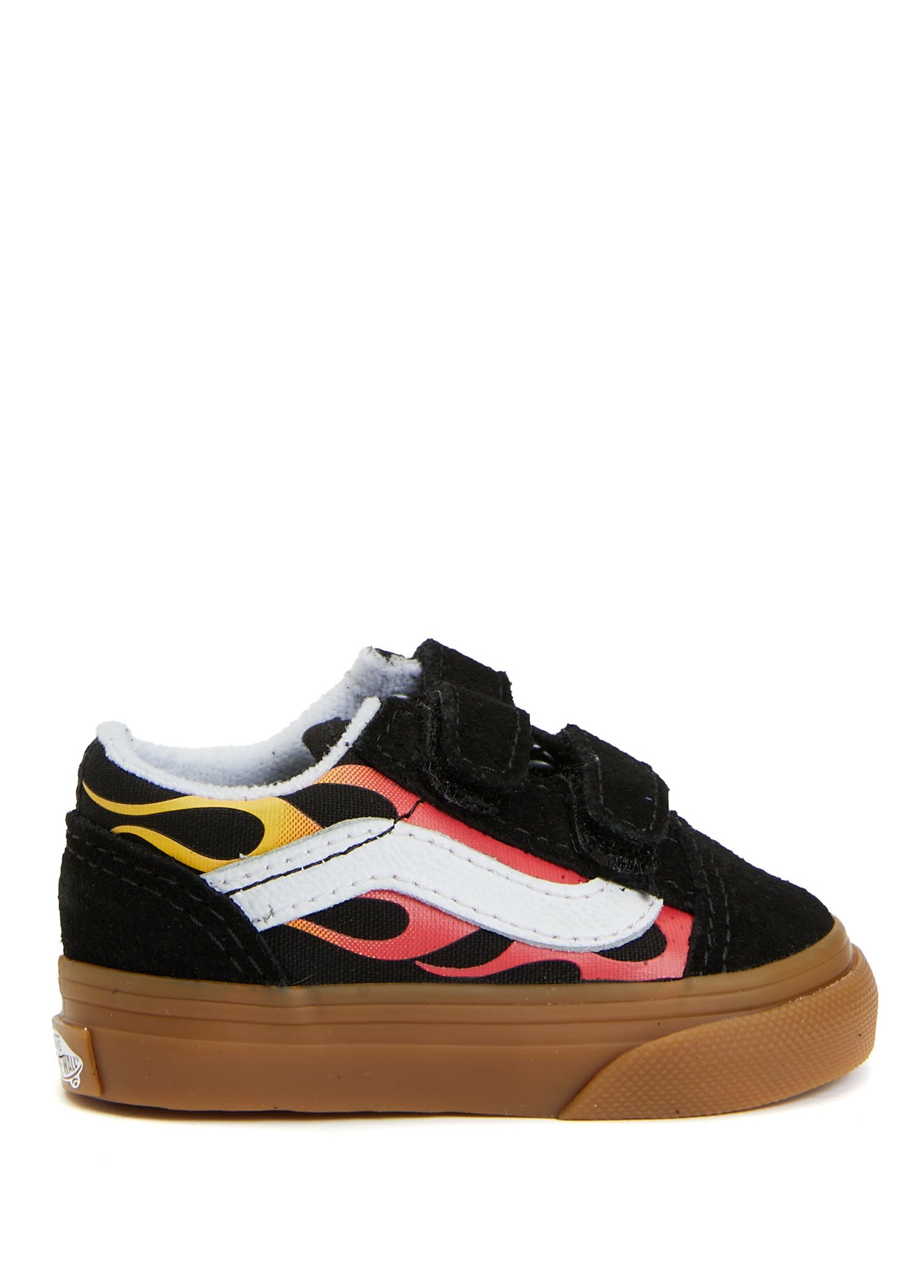 Old Skool V Siyah Unisex Çocuk Deri Sneaker