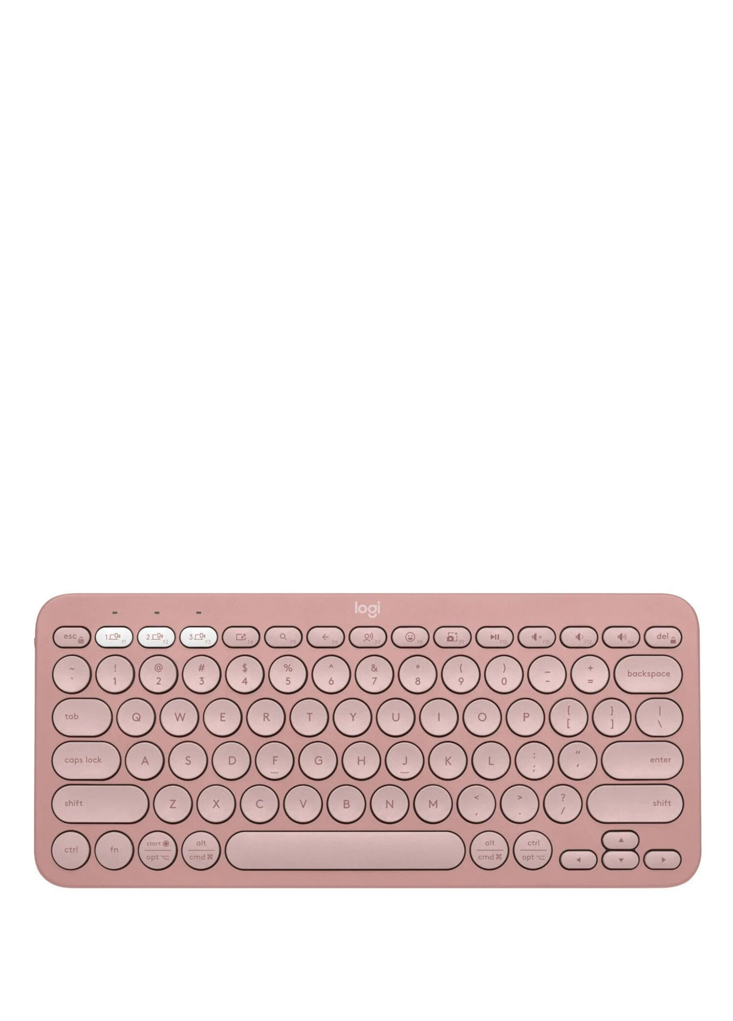 Pebble Keys 2 K380s Multi-Device Pudra Pembe Bluetooth Klavye 920-011861