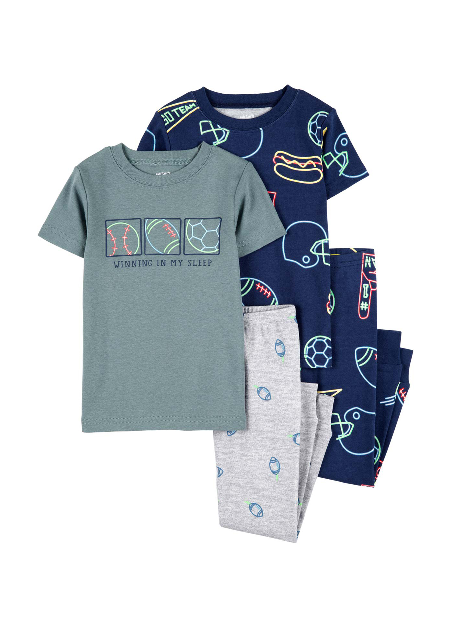 Erkek Çocuk Pijama 4'lü Set