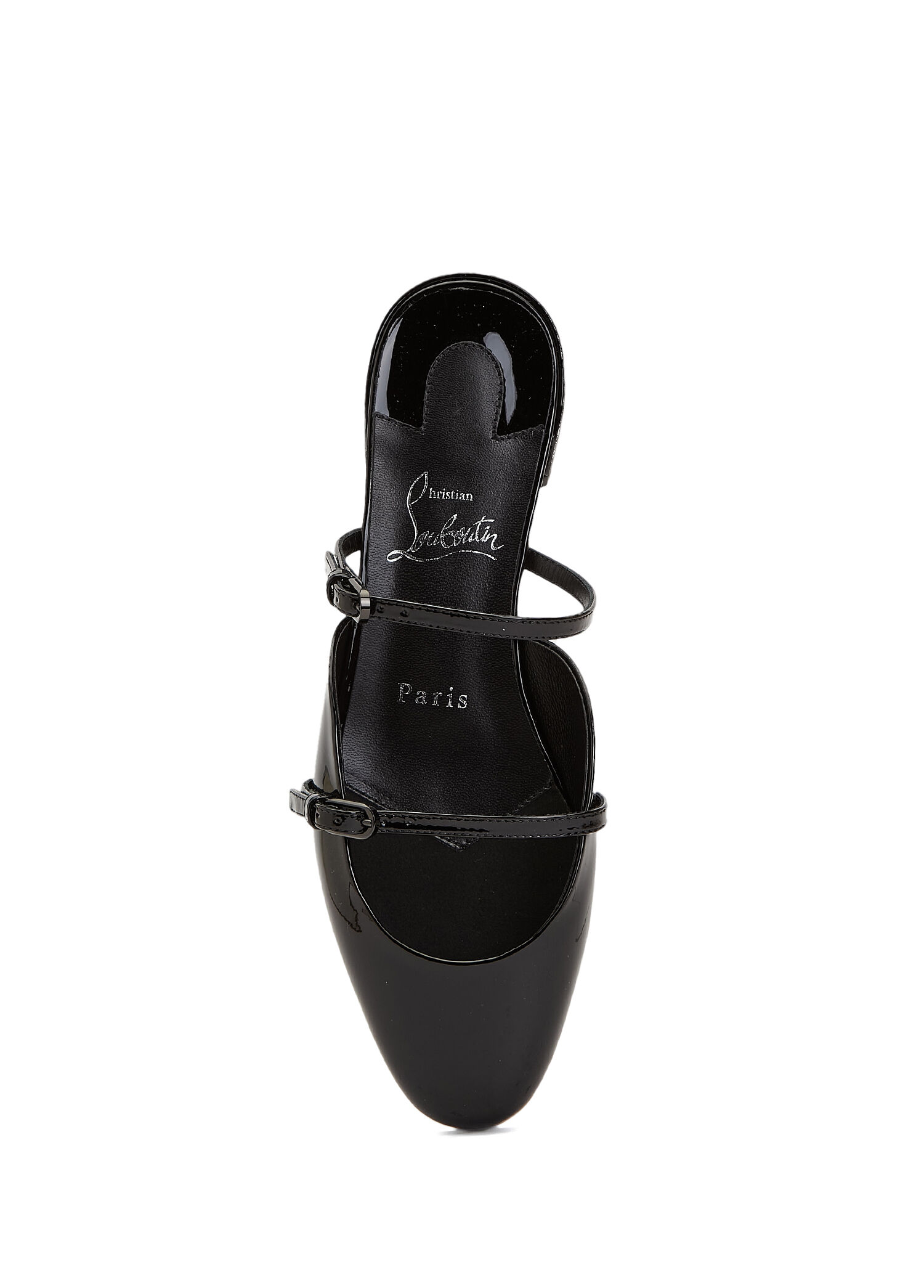 Christian Louboutin Siyah Kadın Jane Nina Siyah Kadın Deri Terlik