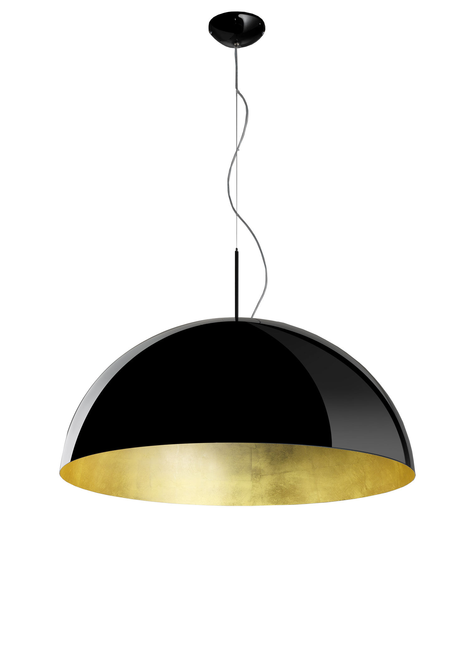Amalfi Siyah Metal Sarkıt 50 cm