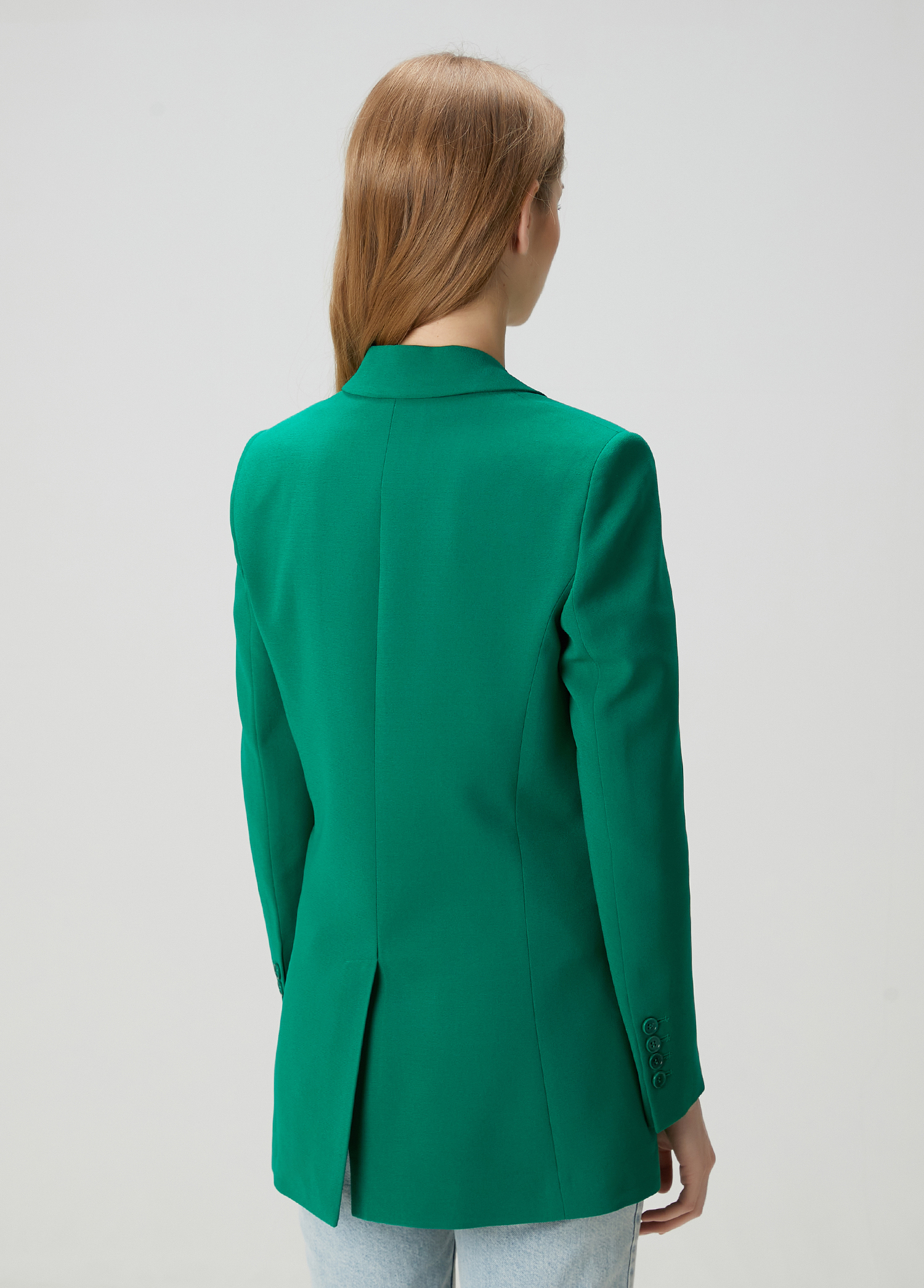 Yeşil Krep Blazer_3