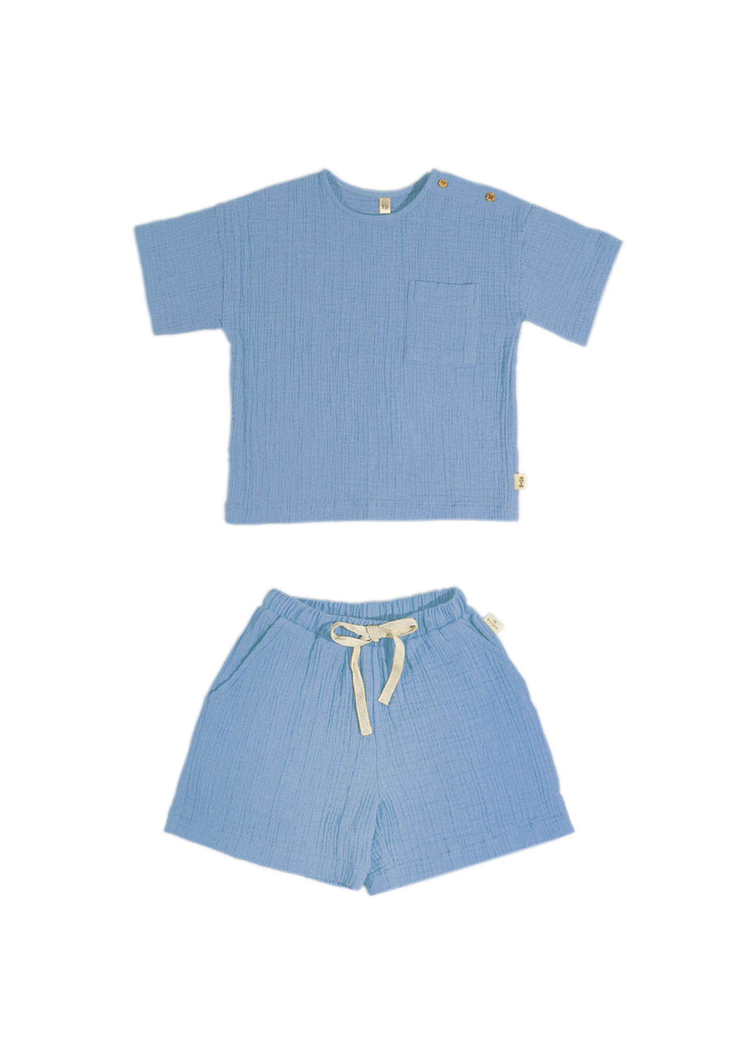 Comfy Sky Blue Kız Bebek 2'li Set