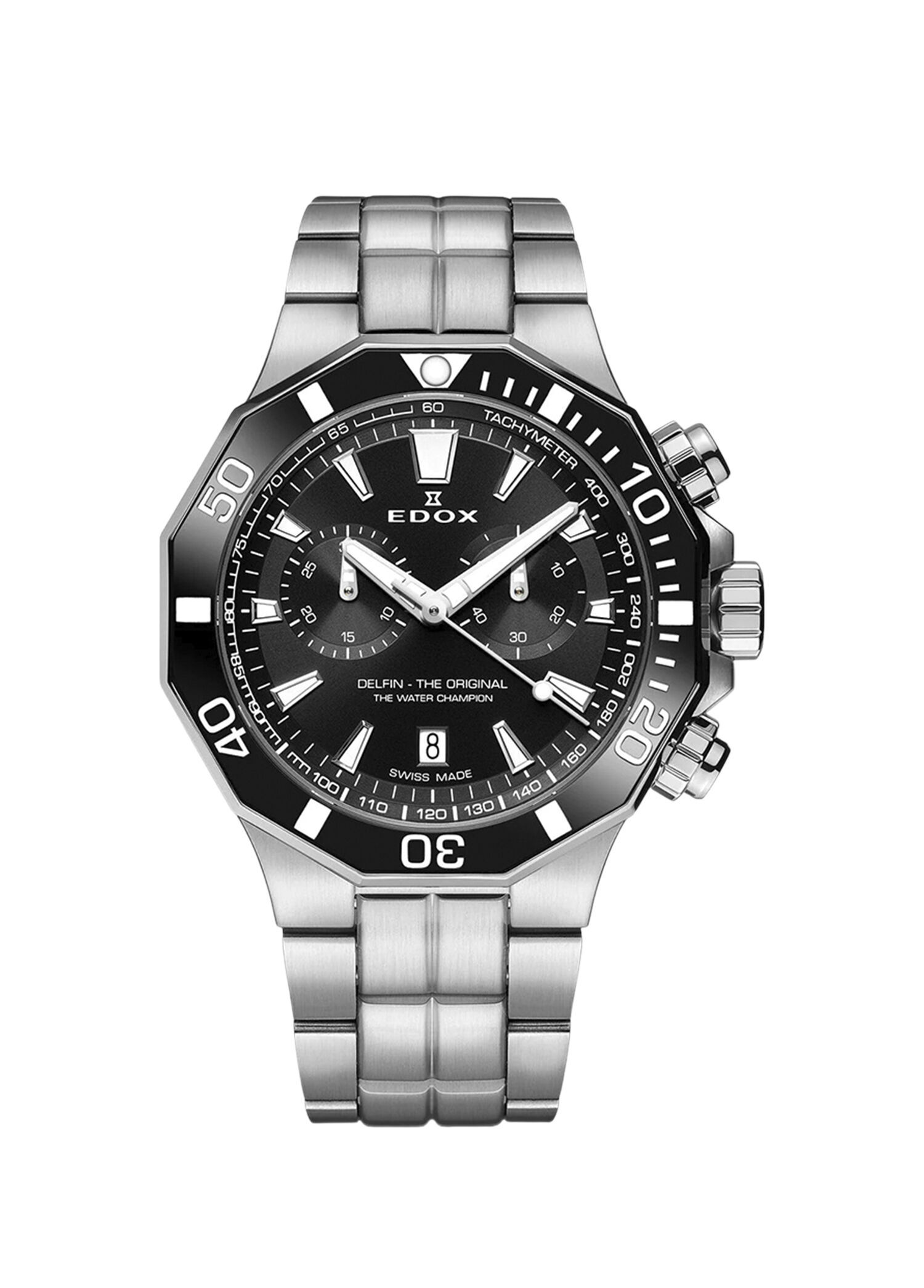 Edox Renkli Erkek Delfin 10112-3NM-NIN Çelik Erkek Kol Saati