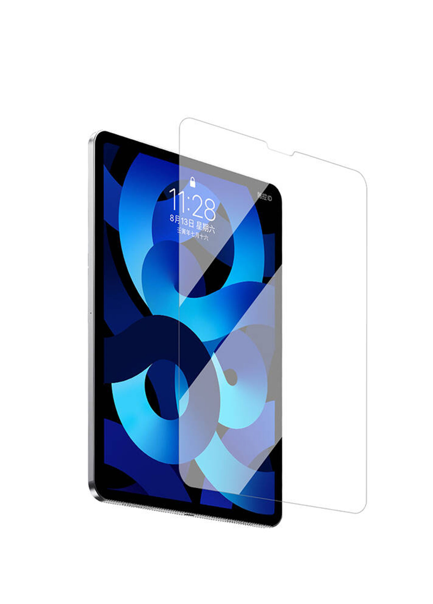 Apple iPad 10.2 9. Nesil Wi-GQ002 iVista 5 Katmanlı Temperli Cam Ekran Koruyucu ve Kolay Uygulama Aparatı