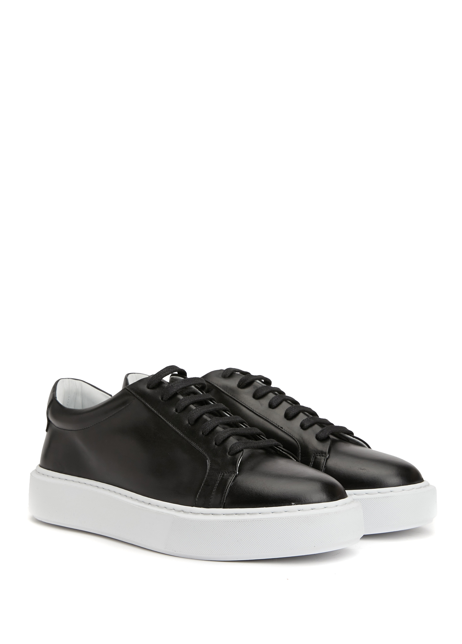 Siyah Erkek Deri Sneaker_1