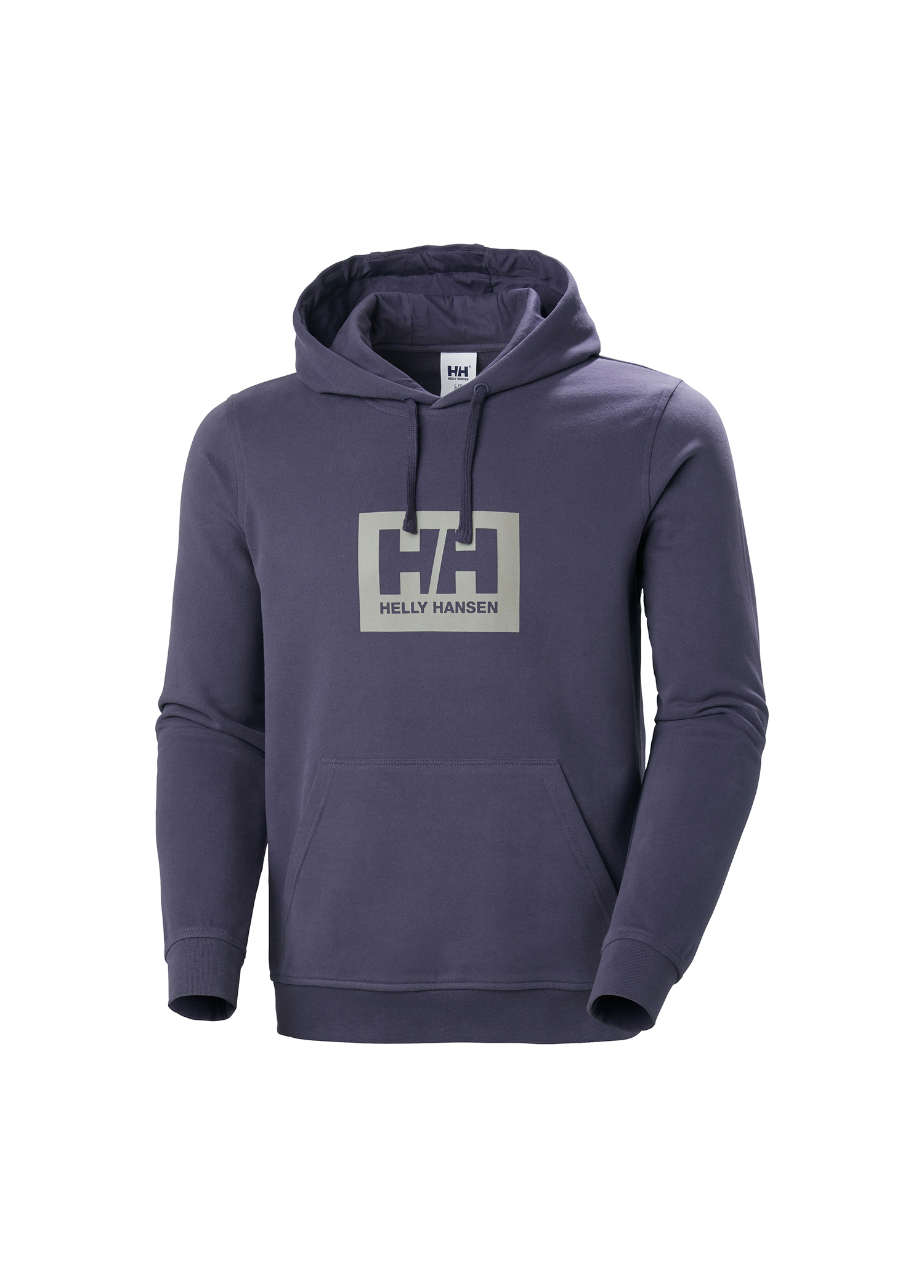 Box Kapüşonlu Mor Erkek Hoodie