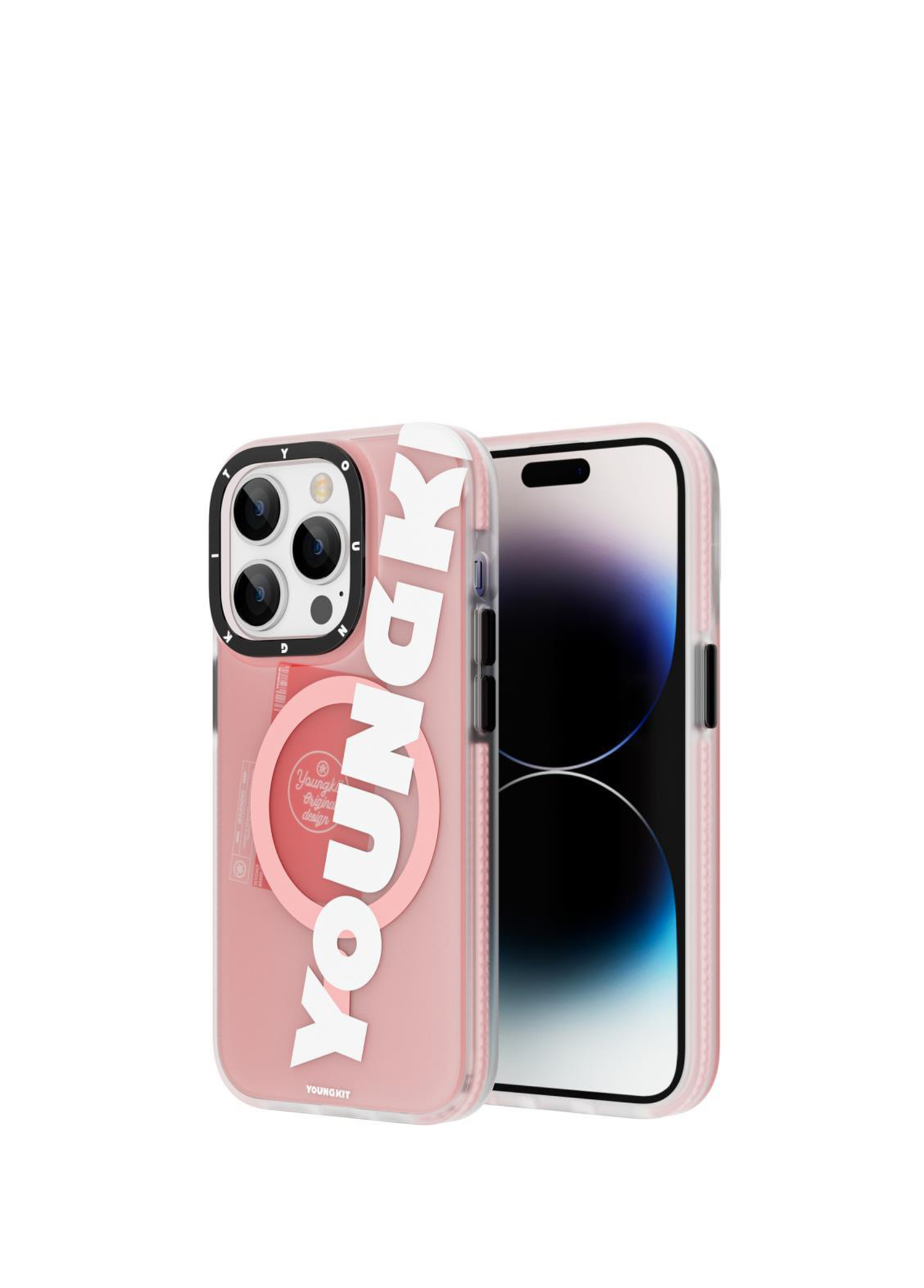 Apple iPhone 14 Pro Max Uyumlu Pembe Silikon Kılıf