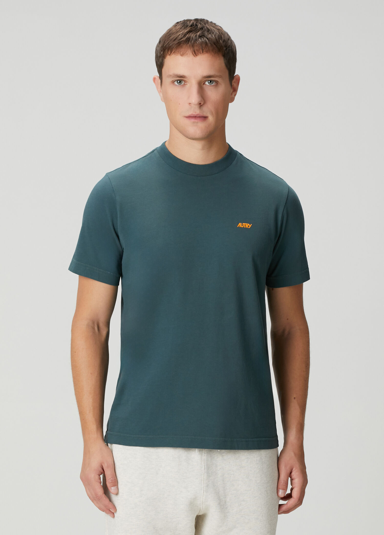 Yeşil Logo Baskılı T-shirt