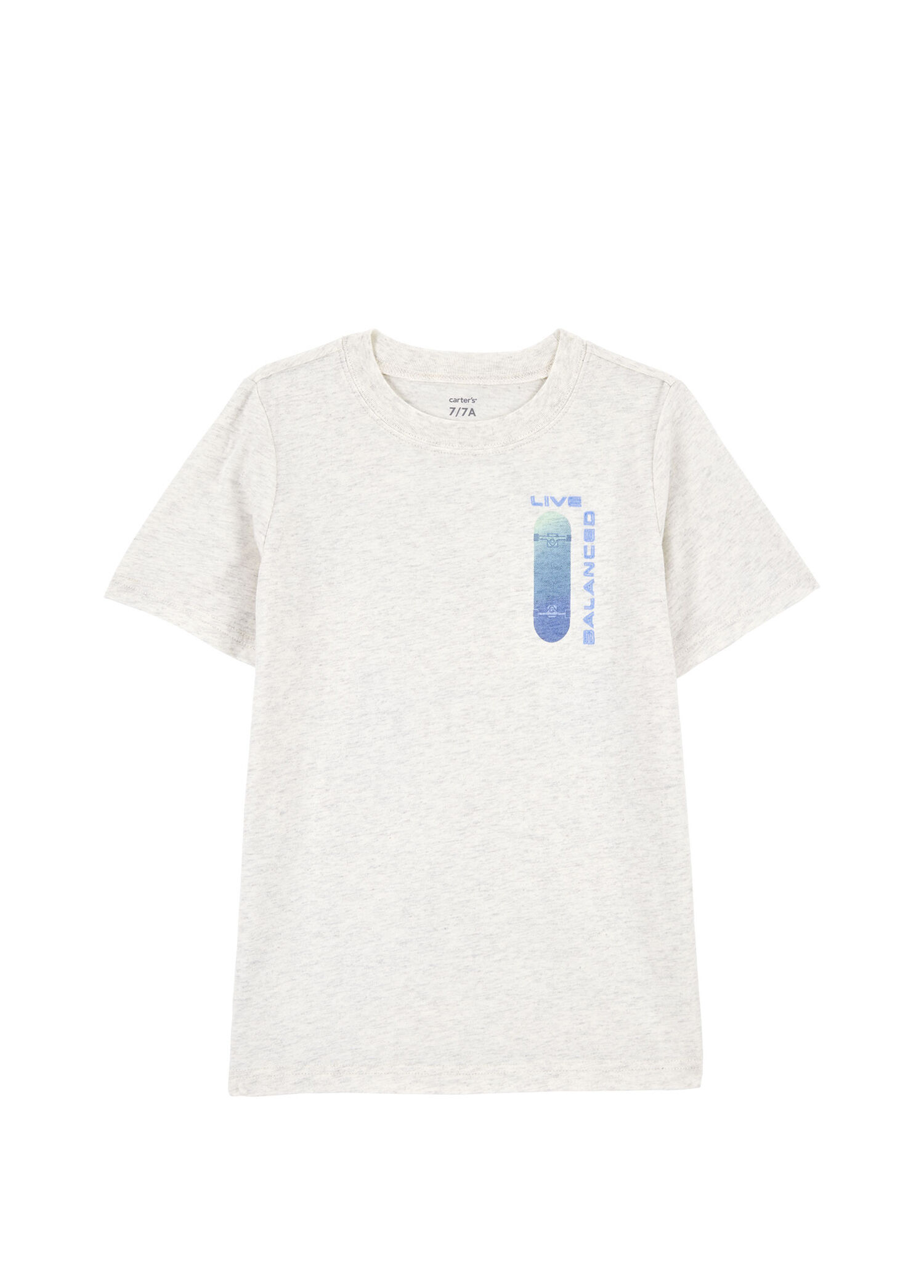 Gri Kısa Kollu Erkek Çocuk T-shirt