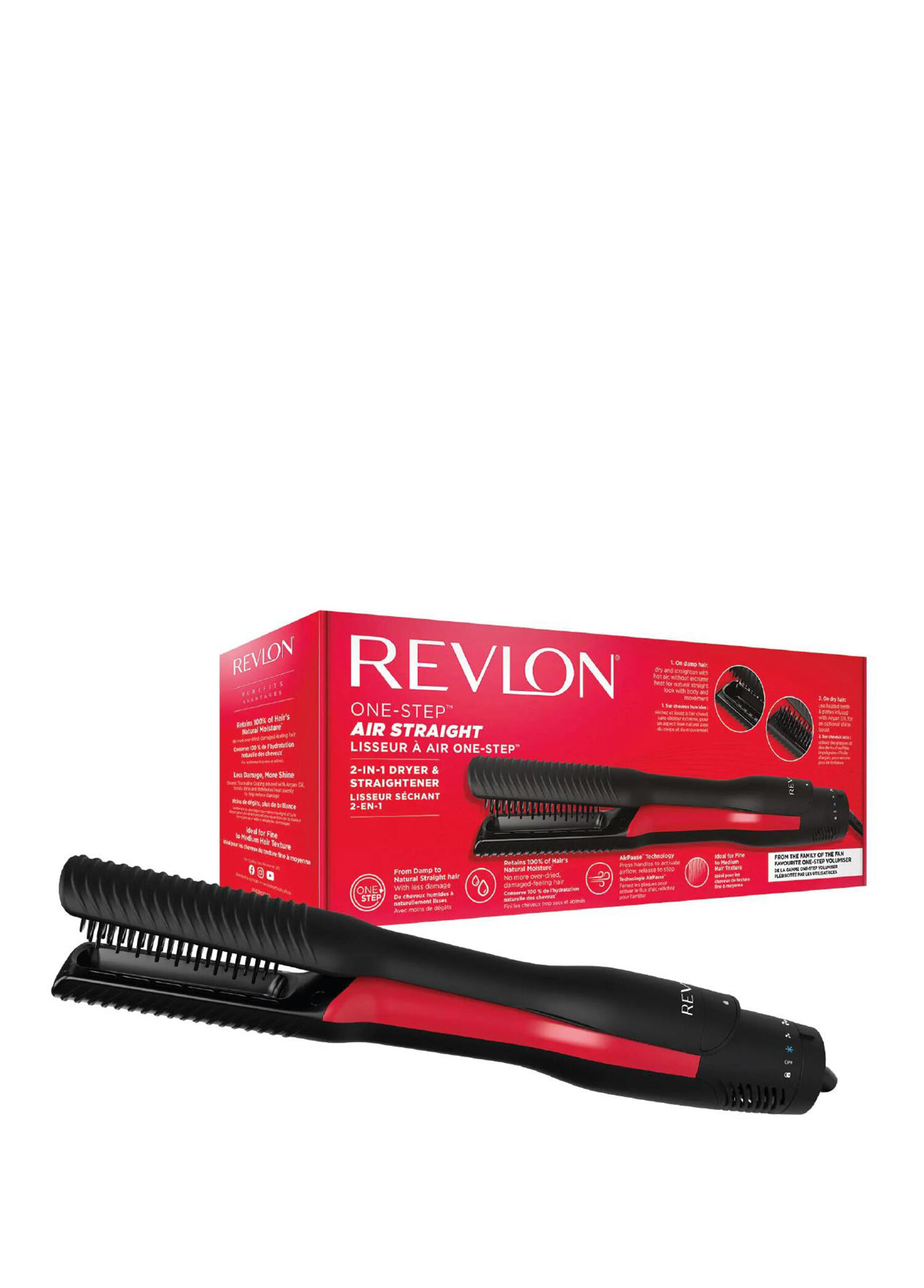 One Step Air Straight Saç Kurutma Makinesi ve Düzleştirici RVDR5330E
