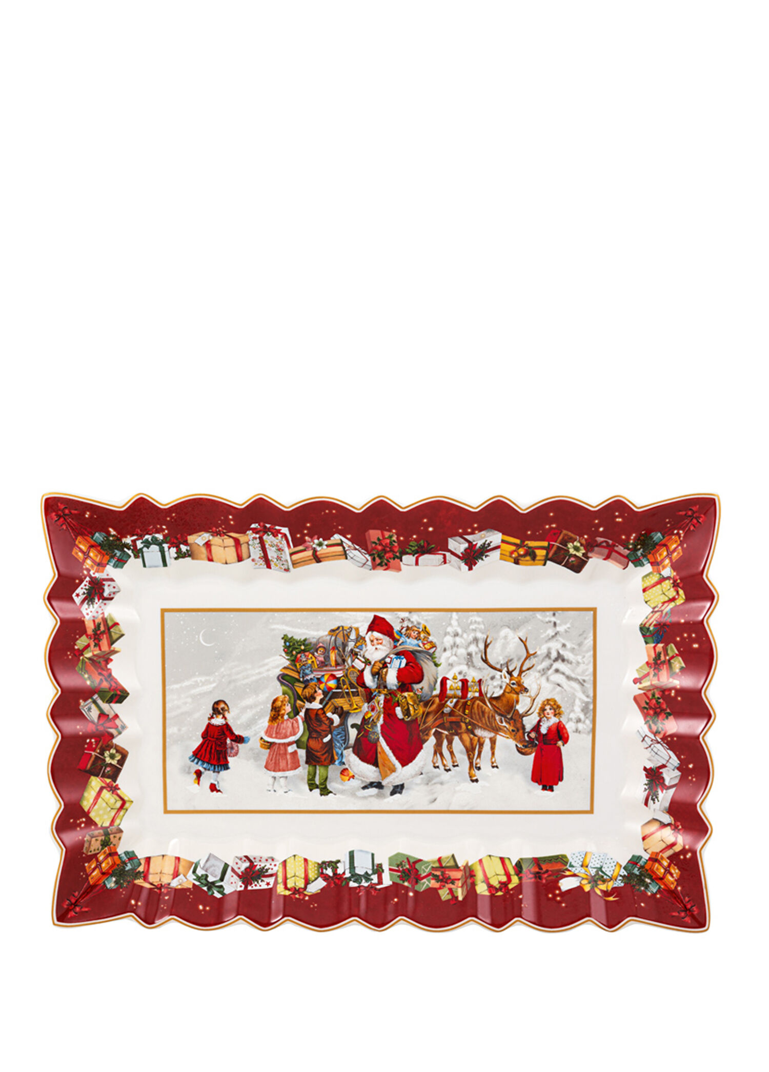 Toy's Fantasy Dikdörtgen Porselen Servis Tabağı 36 cm