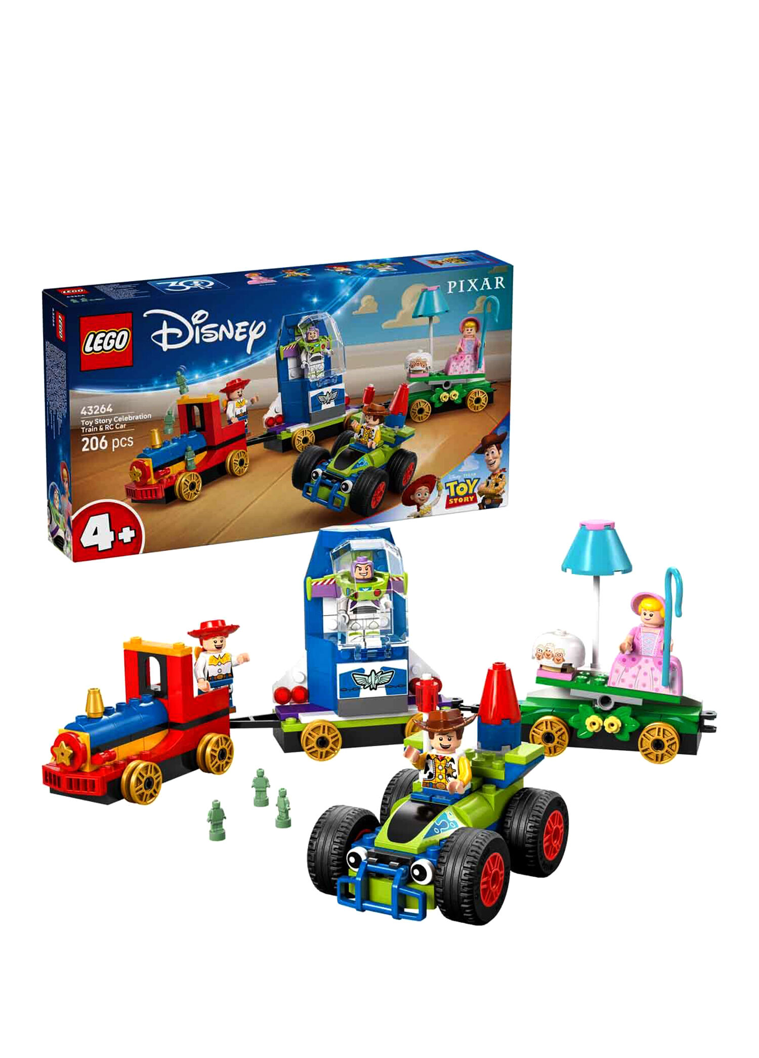 LEGO - Disney ve Pixar Oyuncak Hikayesi Kutlama Treni ve RC Araba
