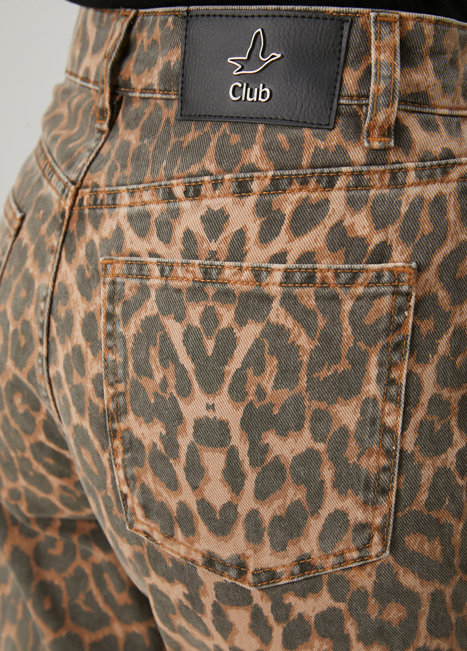 Mom Fit Leopar Desenli Jean Pantolon_4