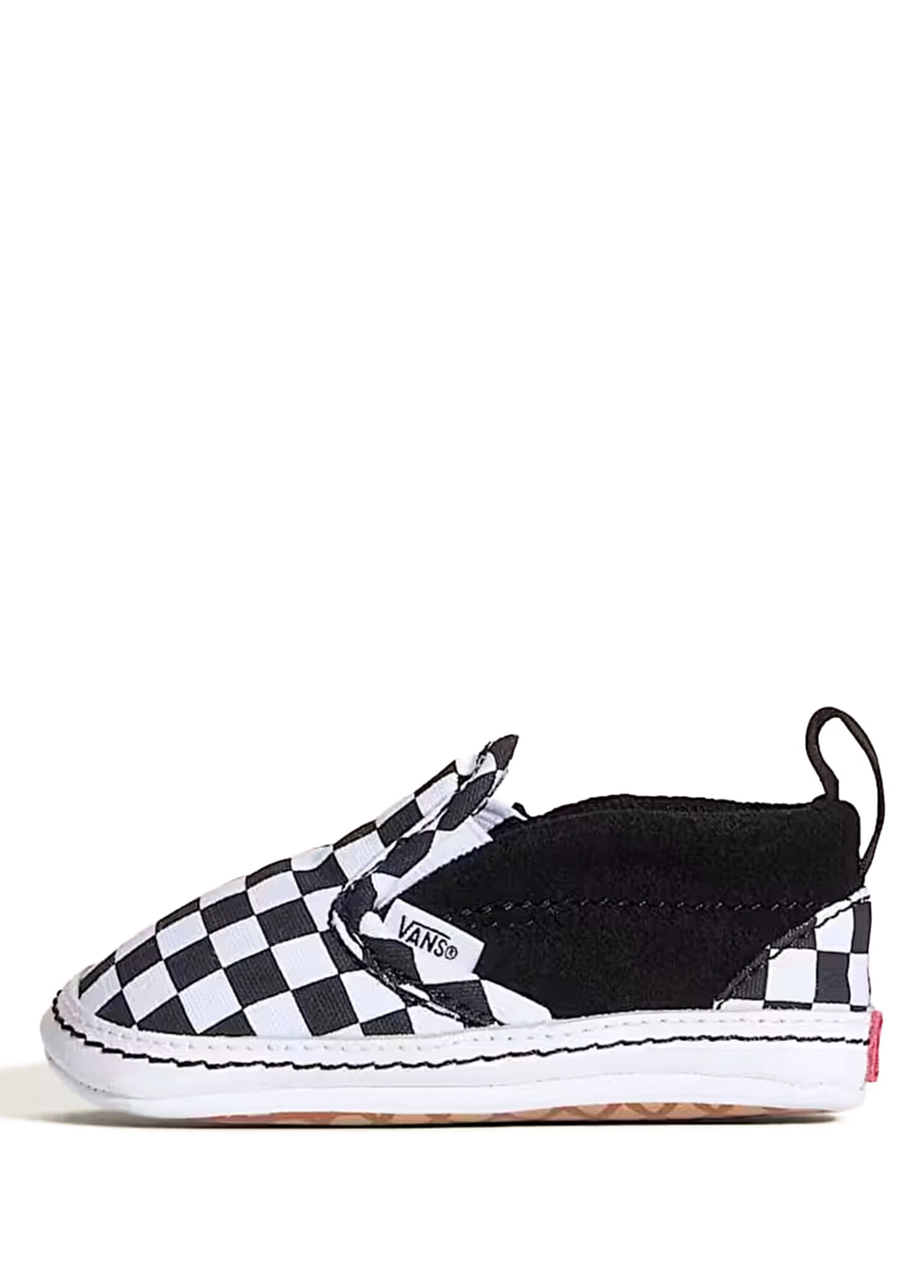 Slip-On V Crib Siyah Beyaz Çocuk Sneaker